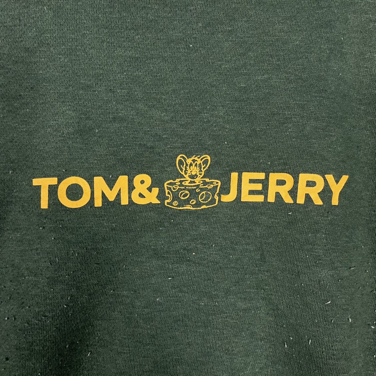 Japanese Brand Tom And Jerry Green Sweatshirt Size US L / EU 52-54 / 3 - 11 Thumbnail