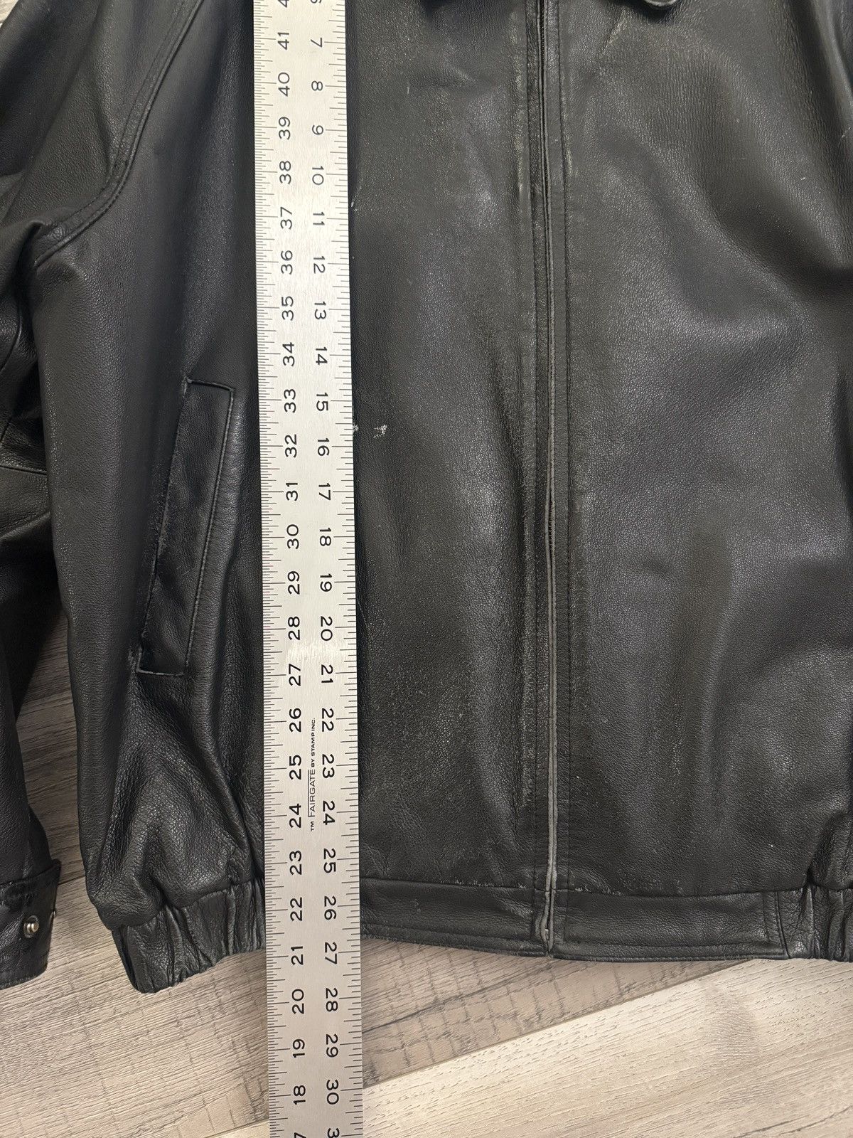 St. Johns Bay Genuine Leather Black Jacket Size US XL / EU 56 / 4 - 5 Thumbnail