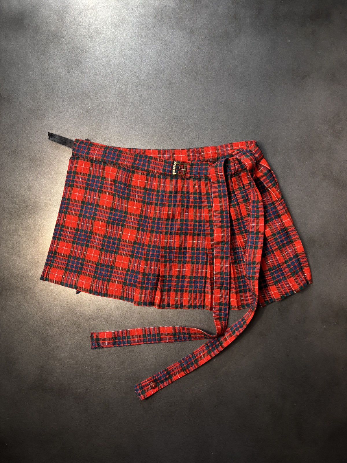 Eaton × Vintage True Vintage Pleated Mini Skirt School Uniform 1950s 1960s Size 22" - 19 Thumbnail