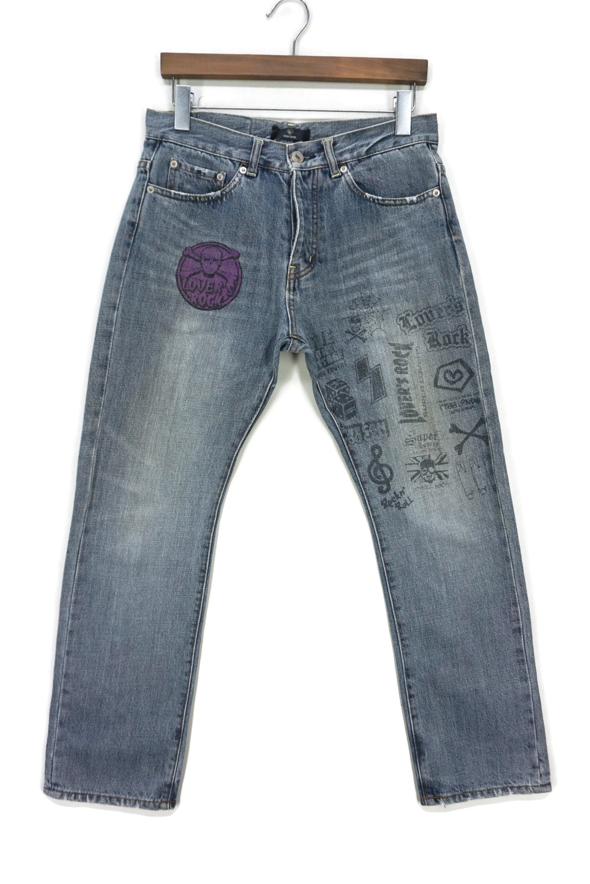Japanese Brand Super Lovers Jeans fit W31xL28 Lovers Rock Punk Ankle Denim Size US 30 / EU 46 - 1 Thumbnail
