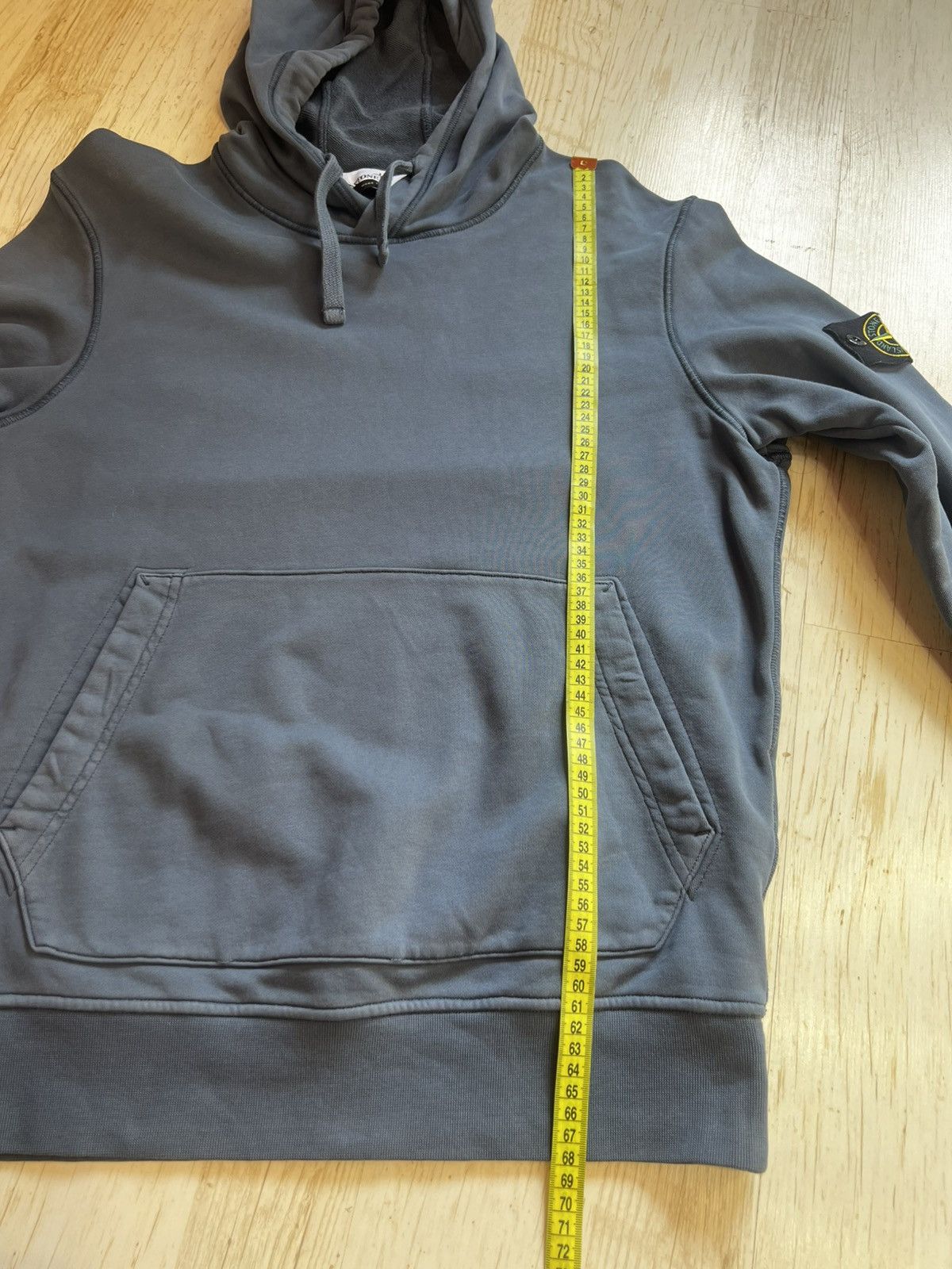 Stone Island Stone Island Hoodie Washed Blue Size M Compass Patch Size US M / EU 48-50 / 2 - 17 Thumbnail
