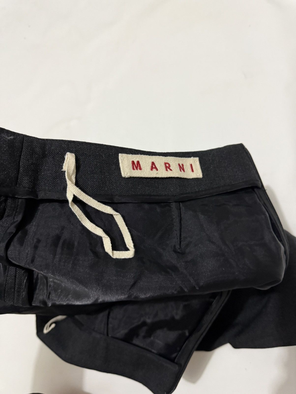 Marni ***FINAL DROP***RARE 00s MARNI WOOL PLEATED SKIRT IT46 Size 32" / US 10 / IT 46 - 12 Thumbnail
