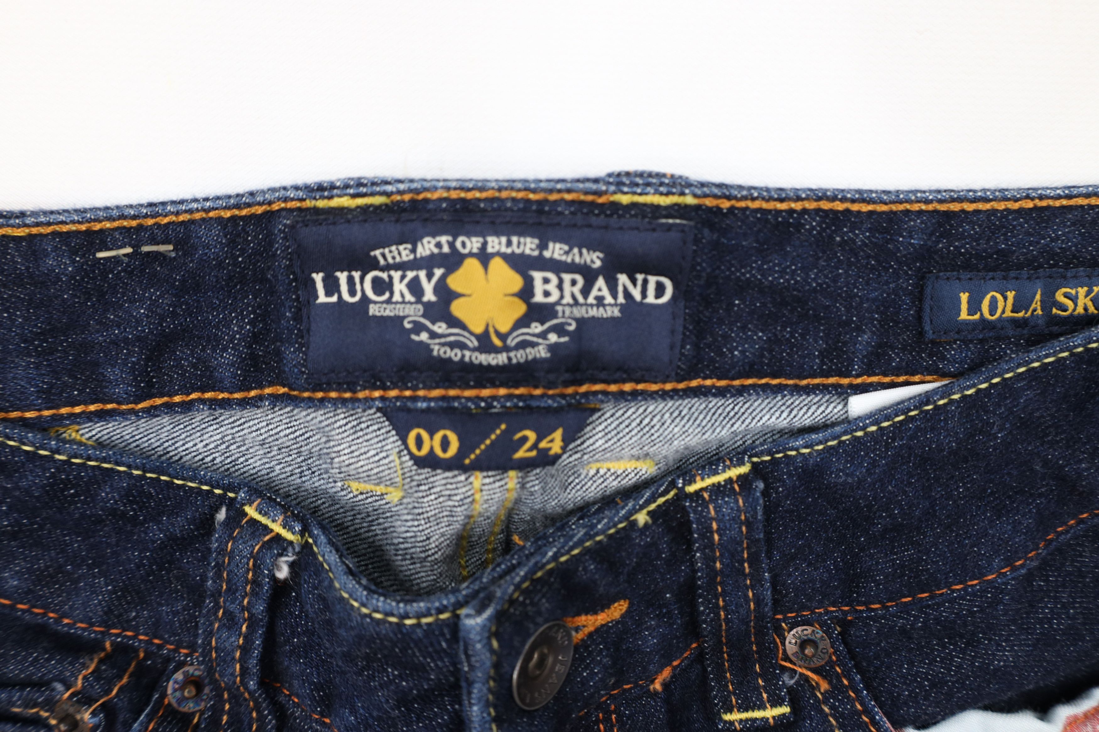 Lucky Brand Y2K Lucky Brand Jeans Lola Skinny Leg Denim Jeans Indigo Size 24" / US 00 / IT 34 - 7 Thumbnail