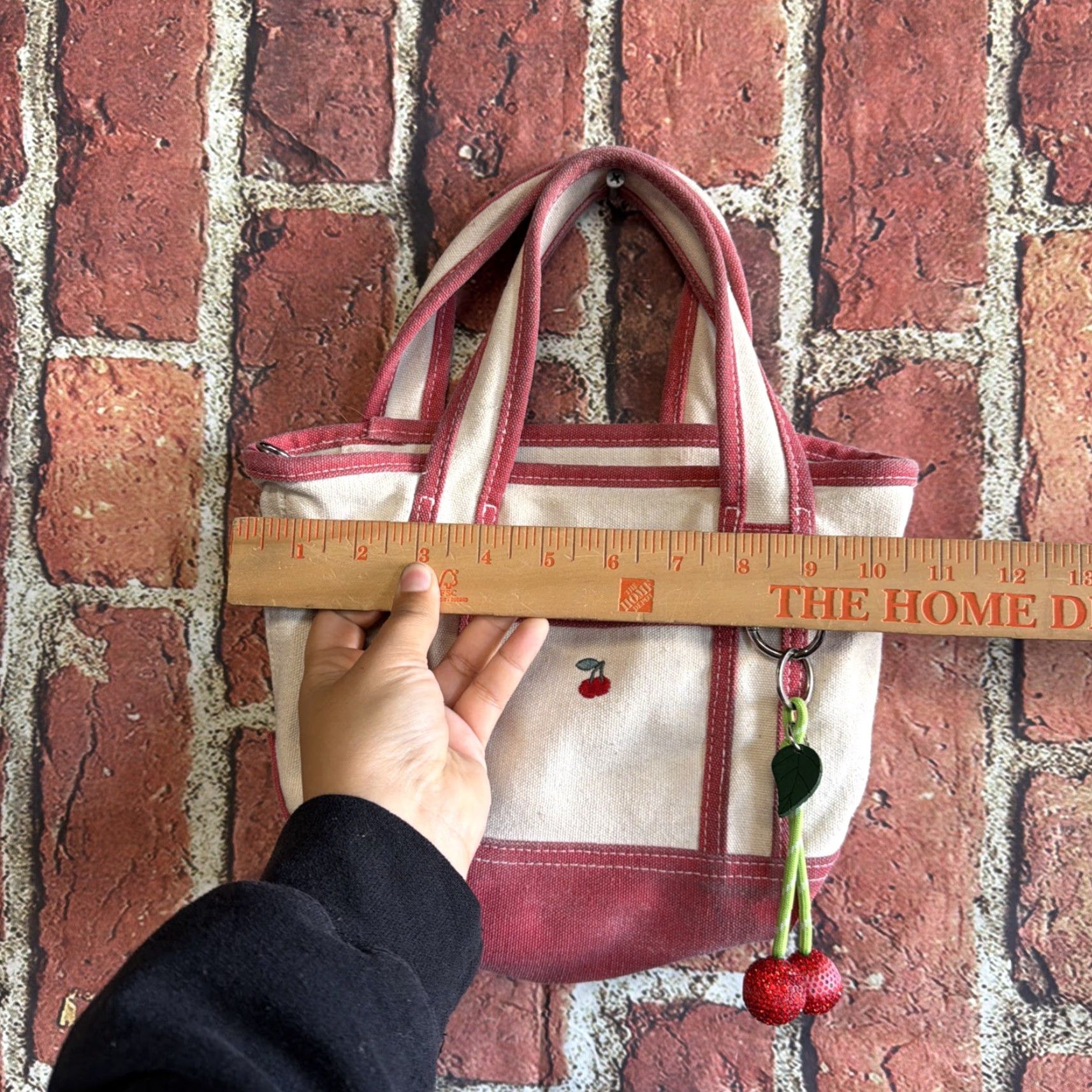 Vintage Madden Girl Tote Bags Cherry Cherries Bag Size ONE SIZE - 3 Thumbnail