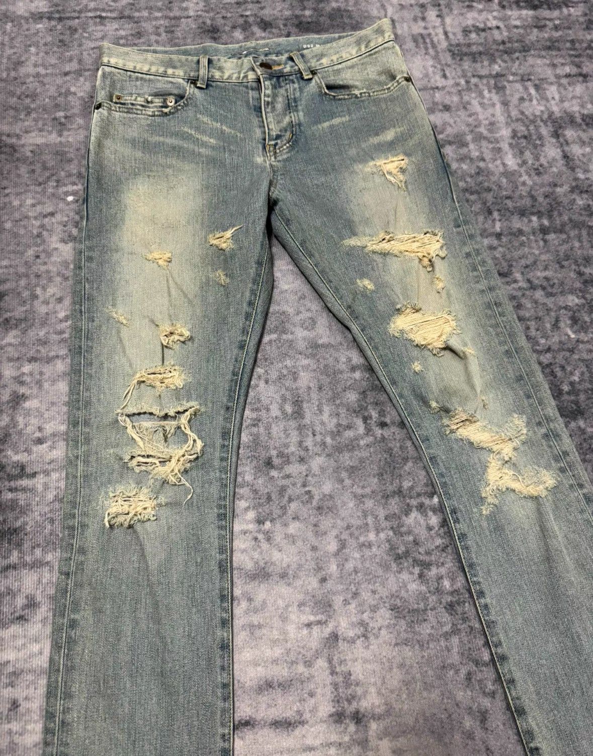 Saint Laurent Paris Saint Laurent washed vermillion light jeans-2505 Size US 29 - 3 Thumbnail