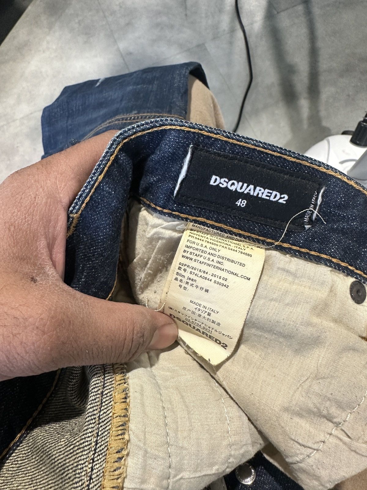 Dsquared2 Dsquared Slim Jeans Size US 32 / EU 48 - 5 Thumbnail