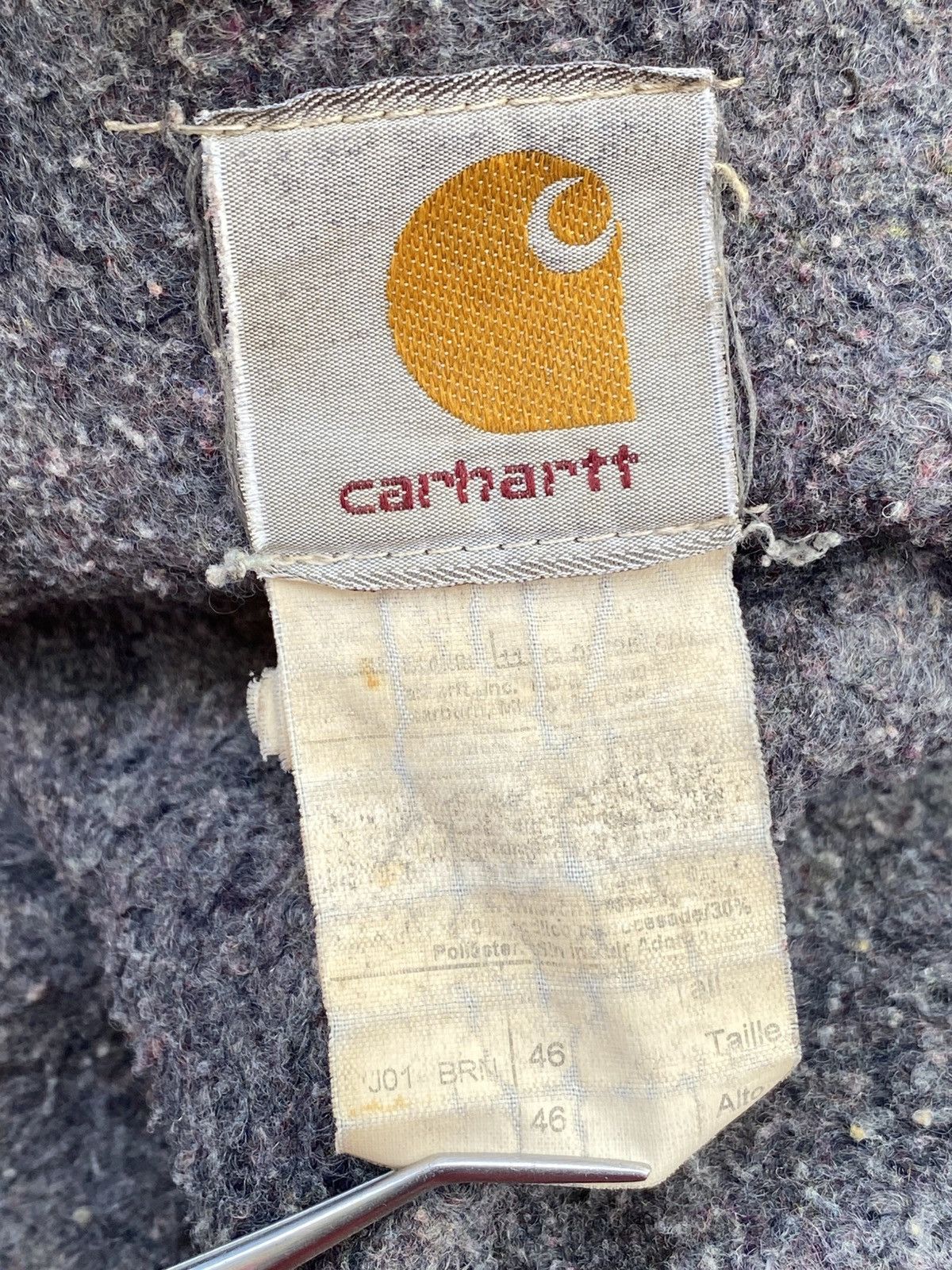 Carhartt 1990s Thrashed Carhartt Detroit Jacket Size US L / EU 52-54 / 3 - 14 Thumbnail