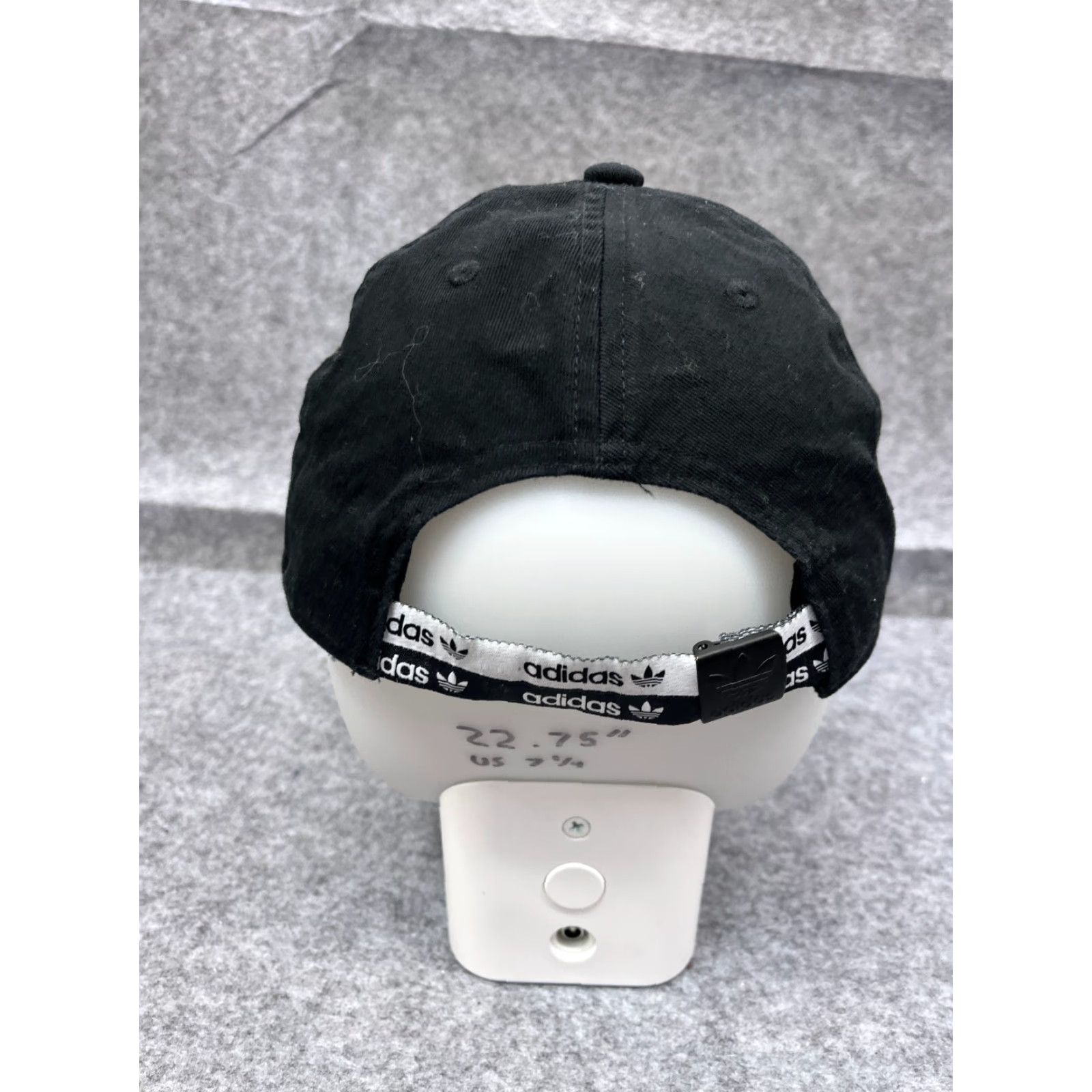 Adidas Adidas Hat Cap Strap Back Adult One Size Black 100% Cotton Golfer Outdoor Size ONE SIZE - 6 Thumbnail