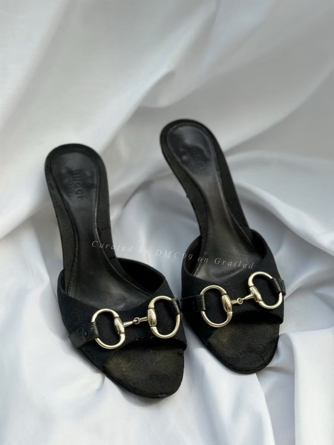 Gucci Gucci Horsebit Heel Slippers Size US 4.5 / IT 34.5 - 1 Thumbnail