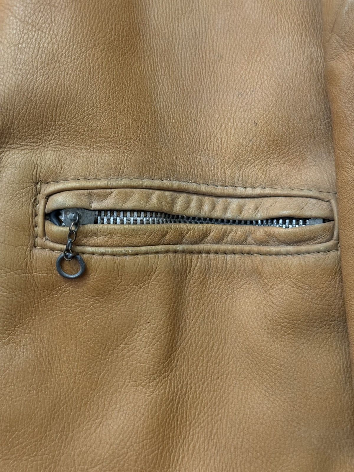 Leather 50s 60s Lesco Leathers? Cafe Racer Jacket 42 Small Medium Size US M / EU 48-50 / 2 - 9 Thumbnail