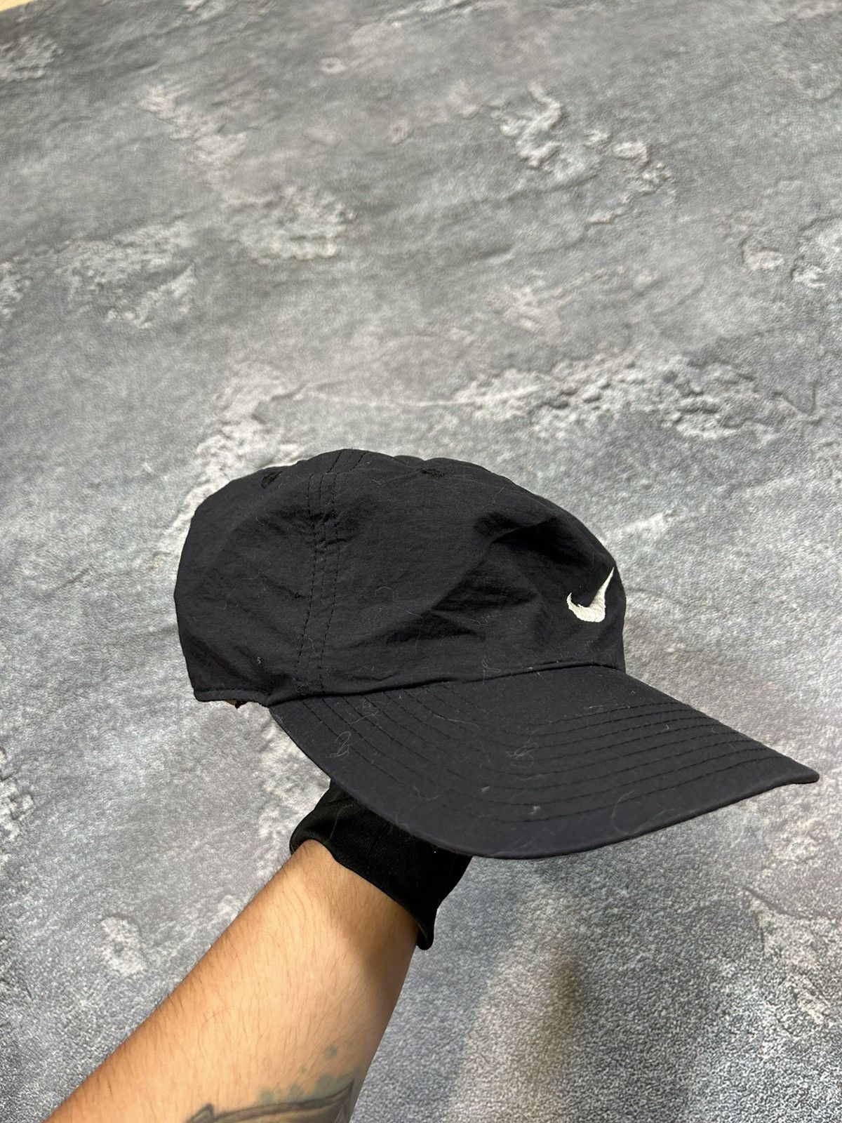 Nike Vintage Nike Nylon Cap Size ONE SIZE - 2 Thumbnail