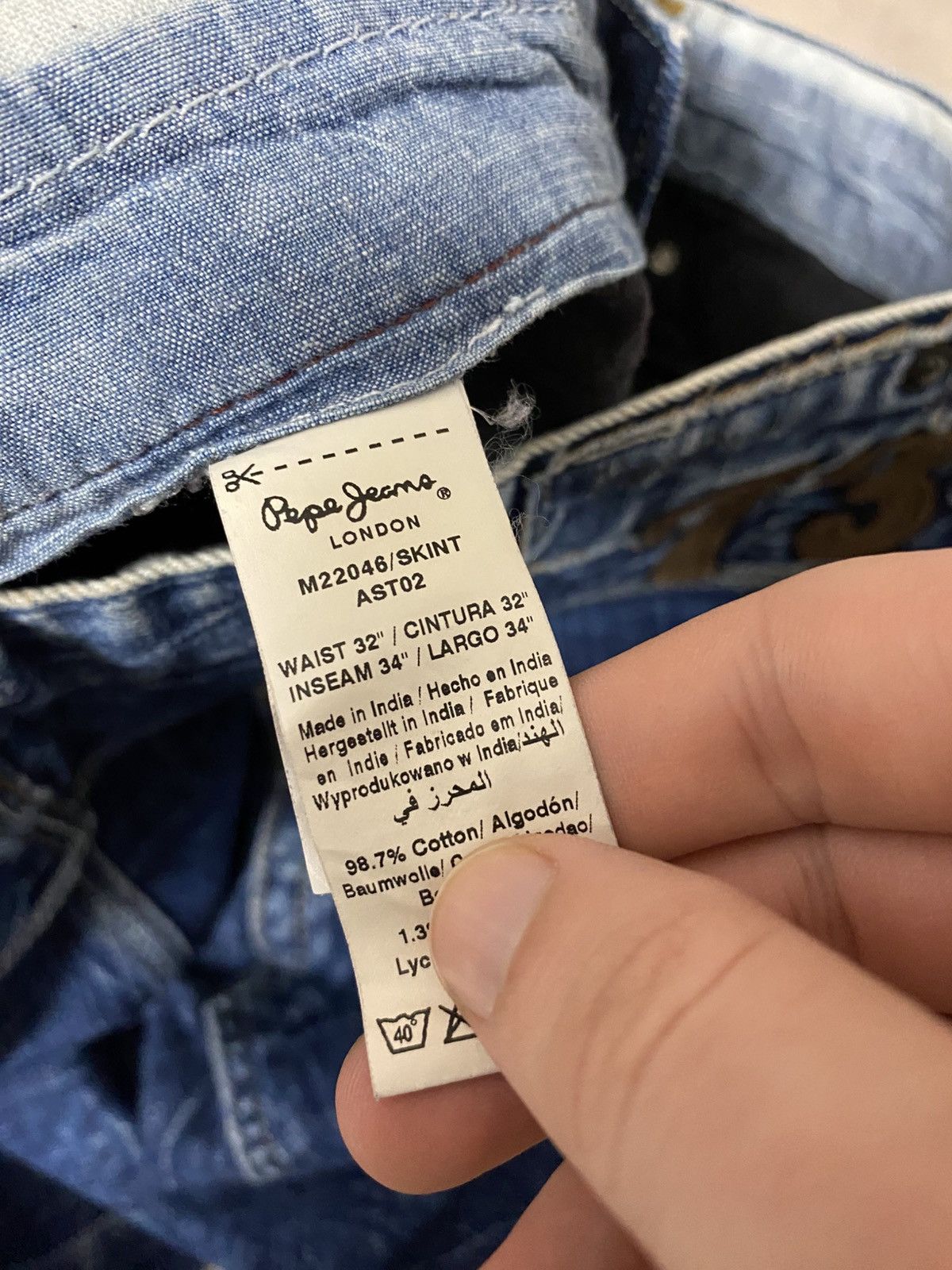 Japanese Brand × Pepe Jeans Denim baggy tornado mart style y2k jeans pants Size US 32 / EU 48 - 7 Thumbnail