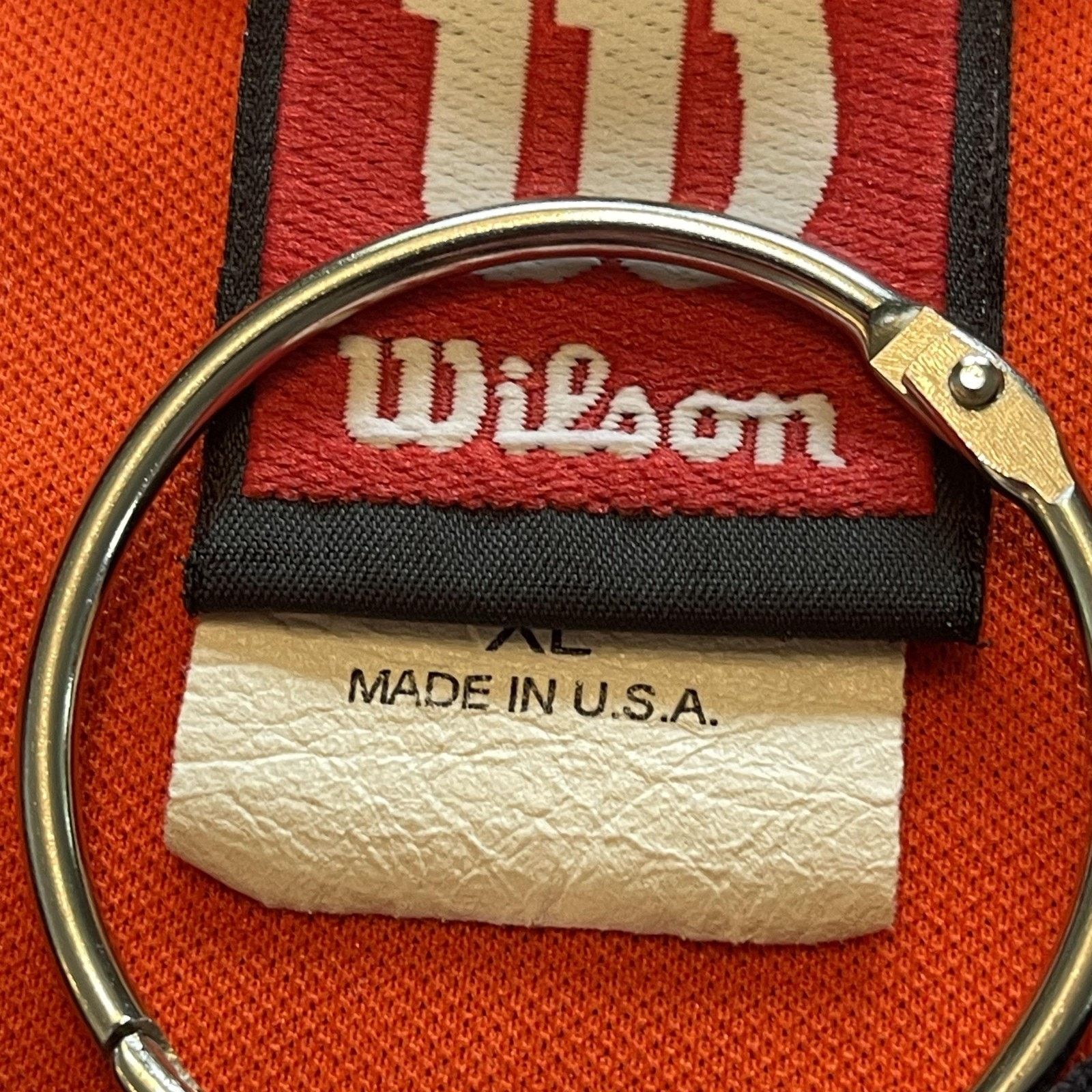 Wilson Vtg Falcons Jersey Mens XL Orange Wilson USA Baseball 20 90s Size US XL / EU 56 / 4 - 6 Thumbnail