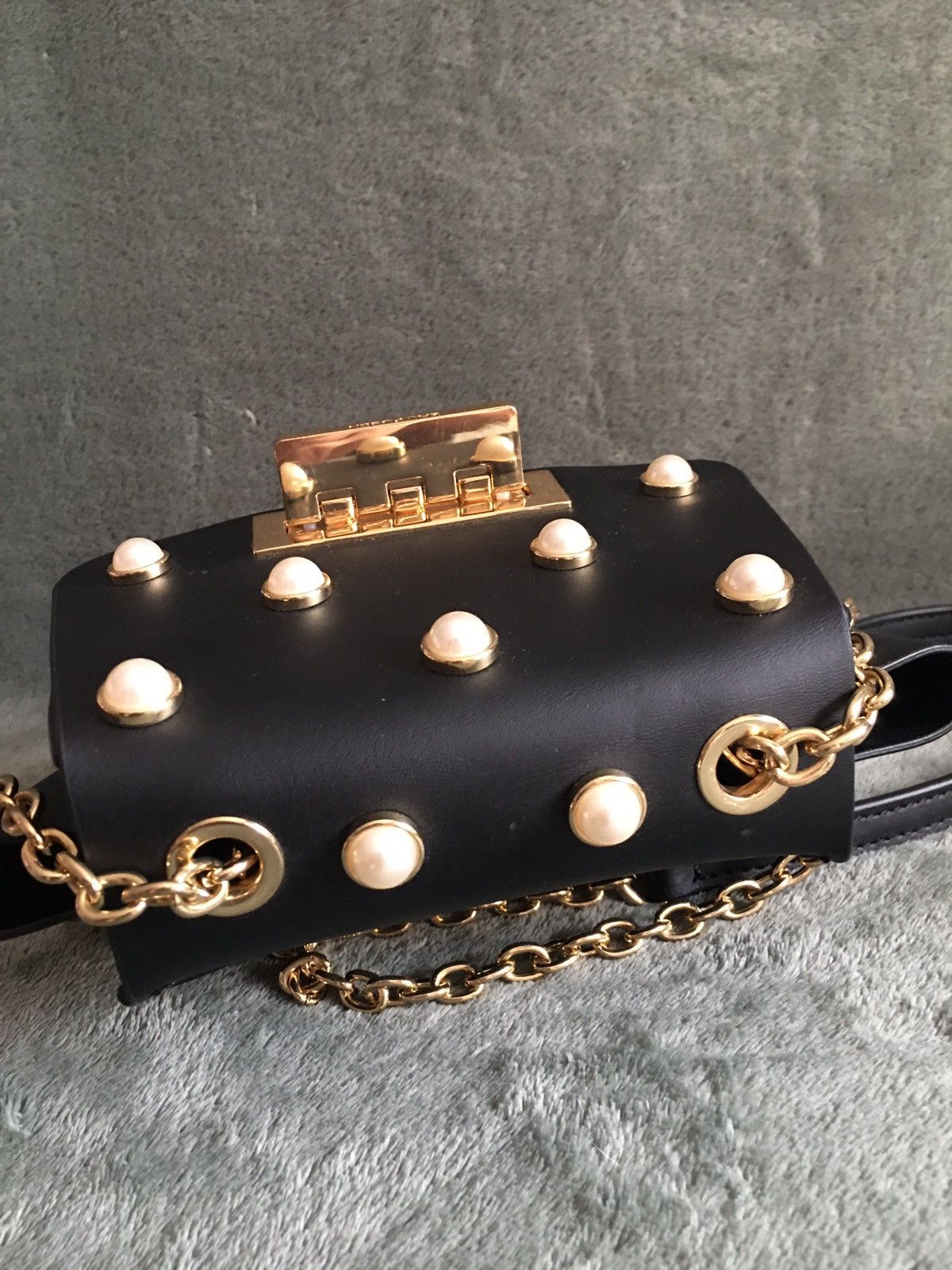 Zac Posen ZAC POSEN Eartha Pearl Mini Chain Shoulder Bag Size ONE SIZE - 7 Thumbnail