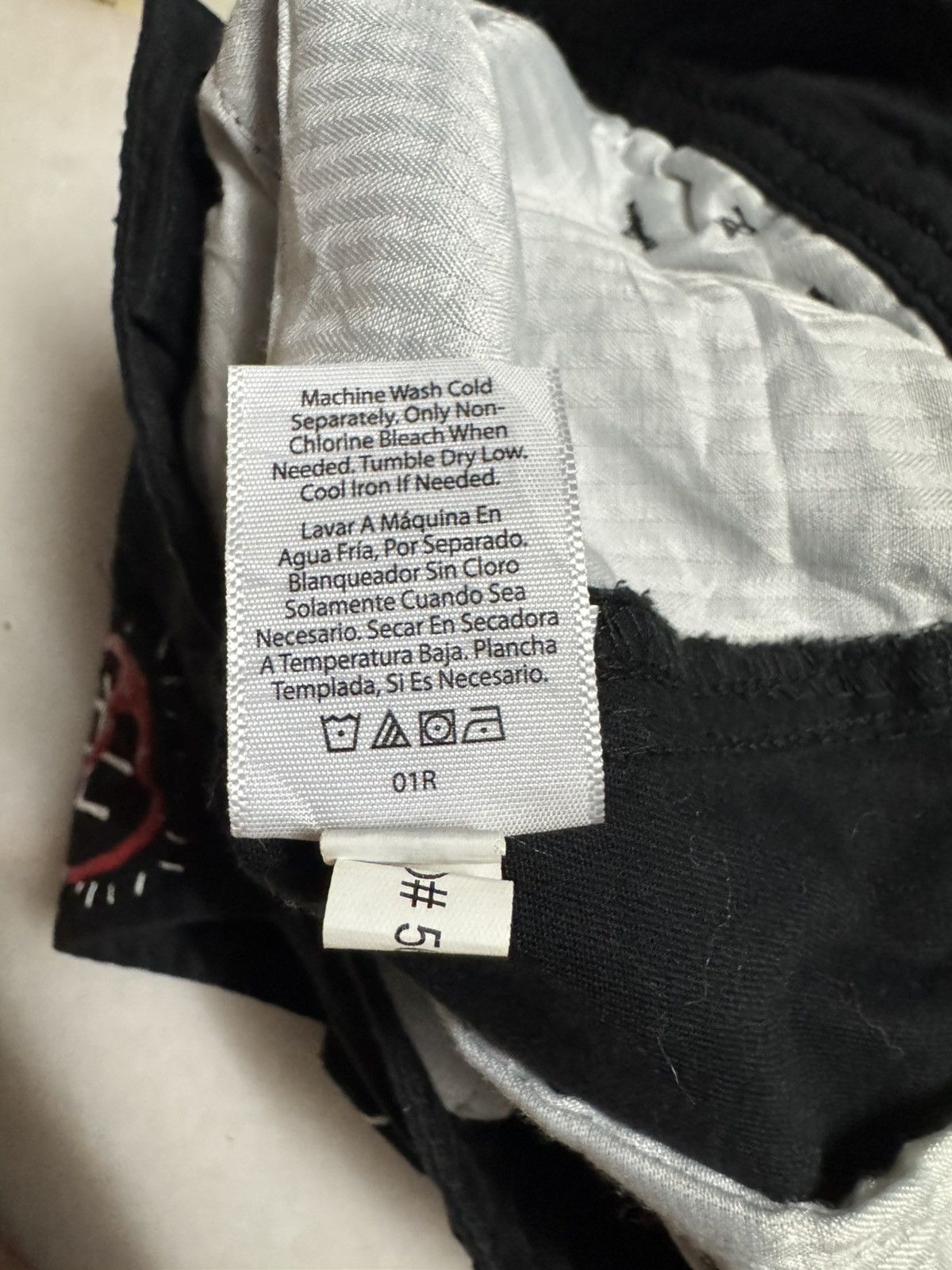 20471120 💥RARE💥NO BOUNDARIES PUNK POEM BONDAGE PARACHUTE CARGO TRAVIS Size US 33 - 12 Thumbnail