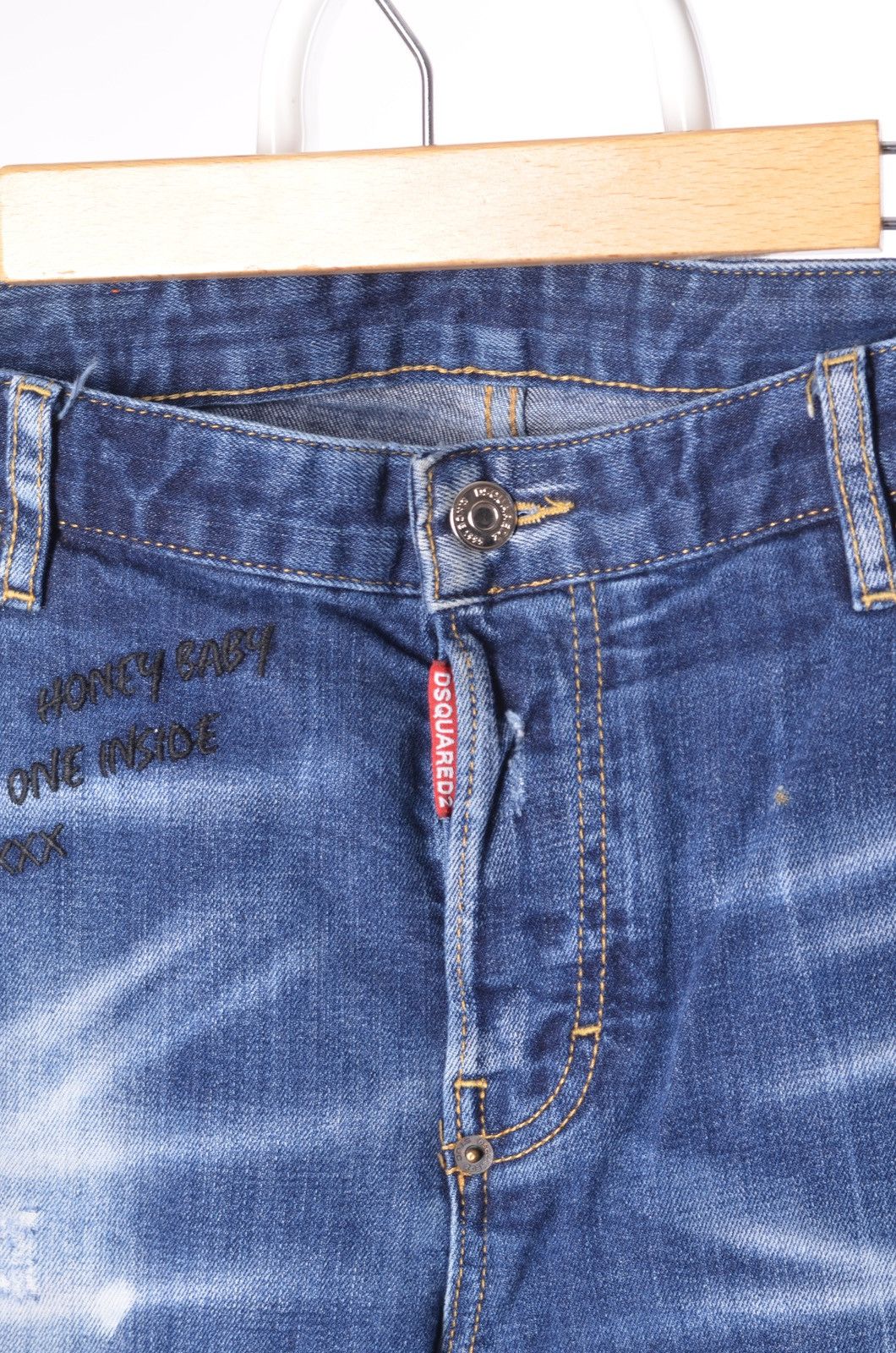 Dsquared2 Dsquared2 Skinny Blue Denim Pants Distressed Jeans sz50 Size US 34 / EU 50 - 4 Thumbnail