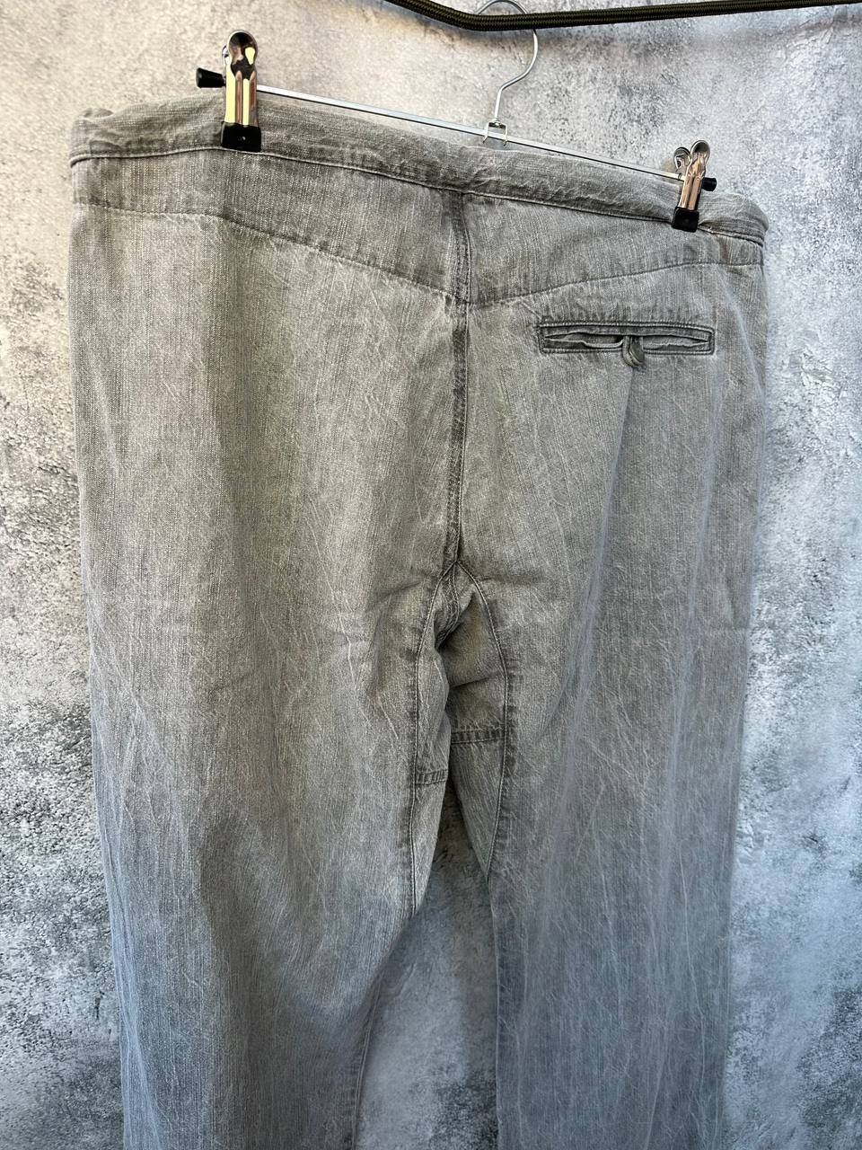 Diesel × Vintage Diesel Relaxed Fit Washed Grey Pants Belt Detail Vintage Size US 32 / EU 48 - 3 Thumbnail