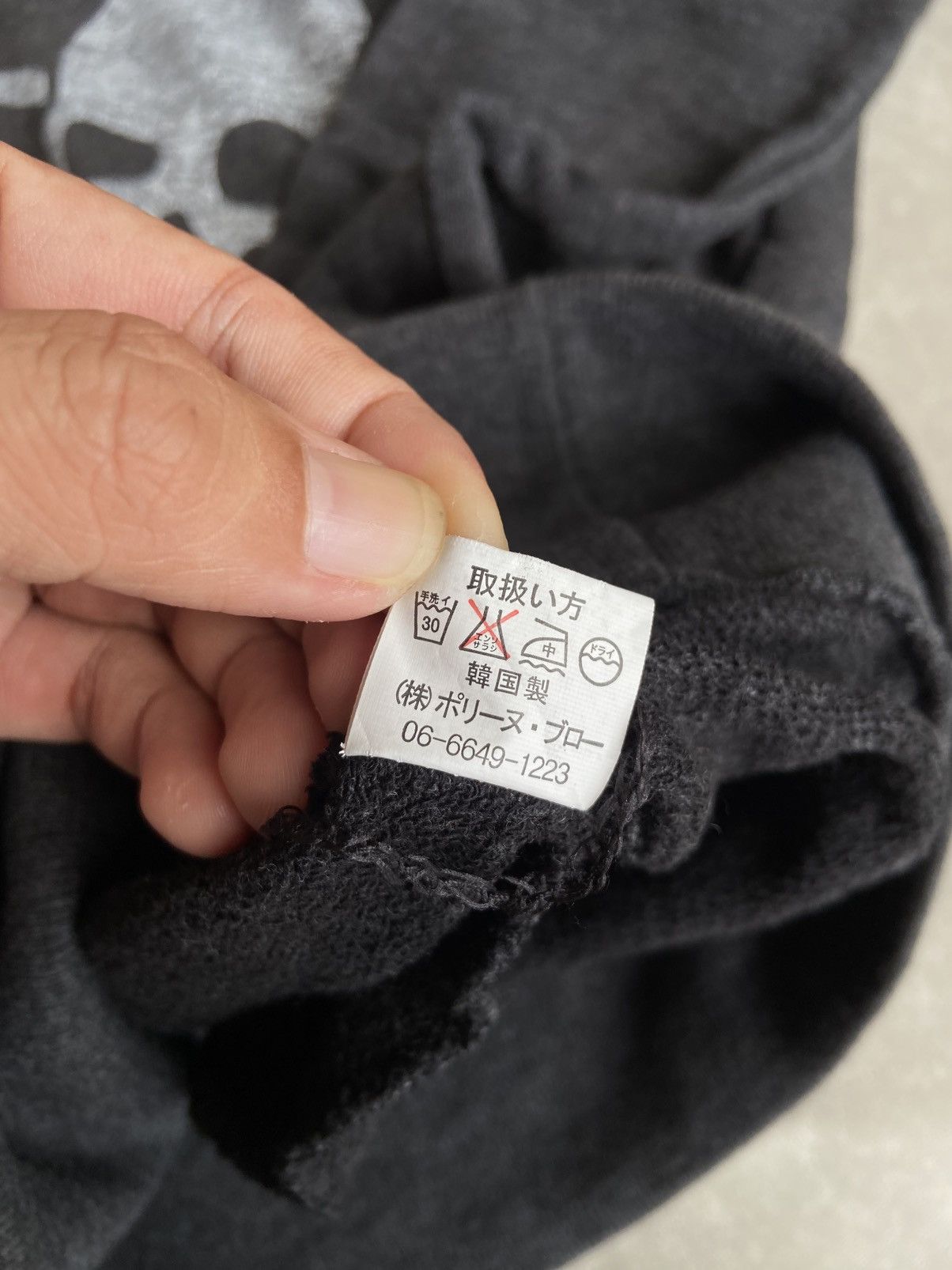 If Six Was Nine × Japanese Brand × Le Grande Bleu (L.G.B.) PAULINE BLEU "Skulls Blues" Logo Sweatshirt Size US M / EU 48-50 / 2 - 10 Thumbnail