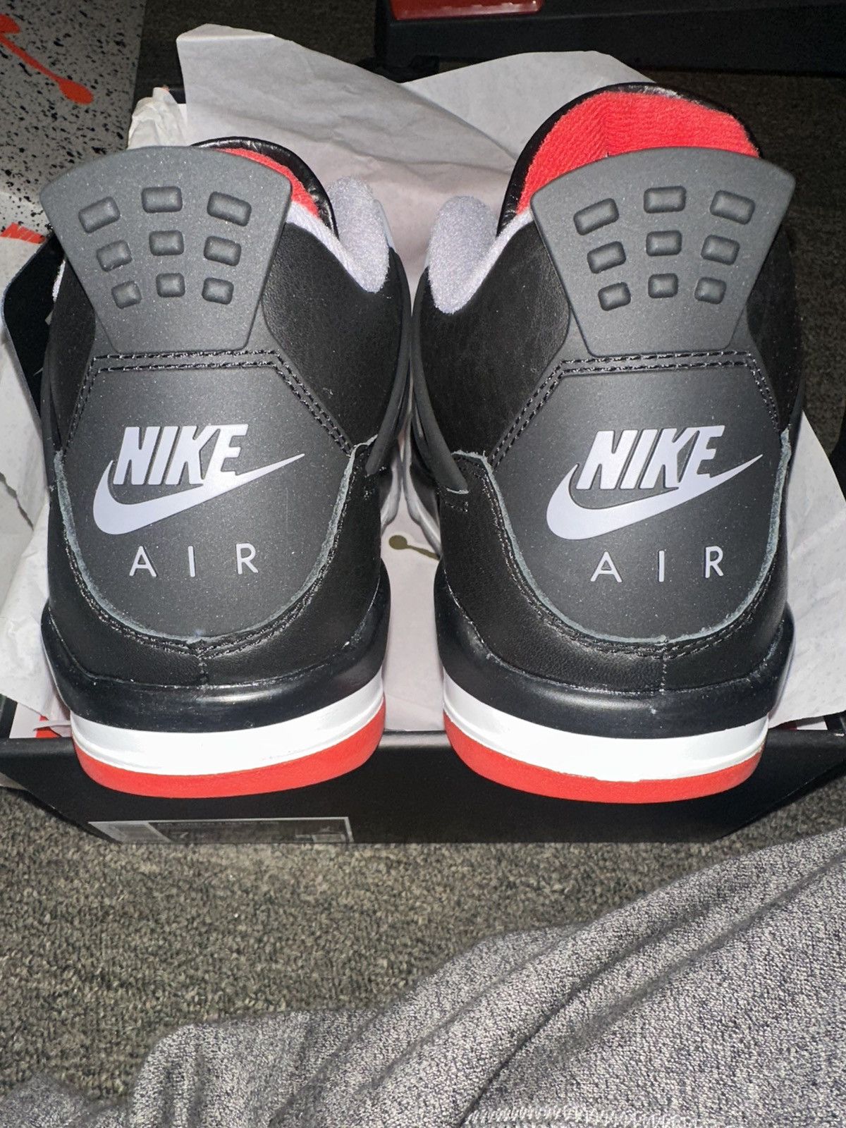 Jordan Brand AIR JORDAN gs 4s BRED SZ 7y Size US 7 / EU 40 - 4 Thumbnail