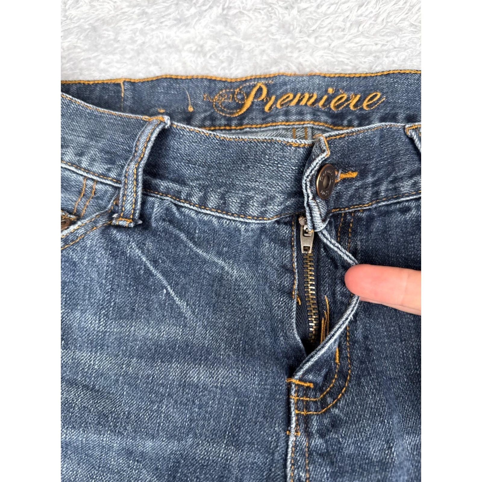 Vintage Rue21 Jeans Junior 9 Blue Denim Bootcut Distressed Premiere Low Cotton 30x31 Jeans Womens Boys Girls Mens Size 30" / US 8 / IT 44 - 5 Thumbnail