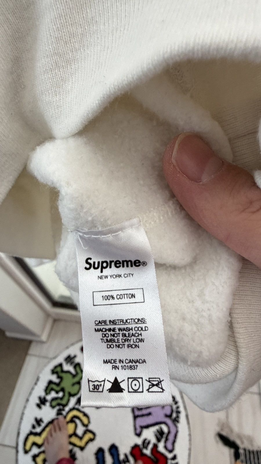 Supreme Supreme Undercover Public Enemy White Fleece Hoodie Size L Size US L / EU 52-54 / 3 - 5 Thumbnail