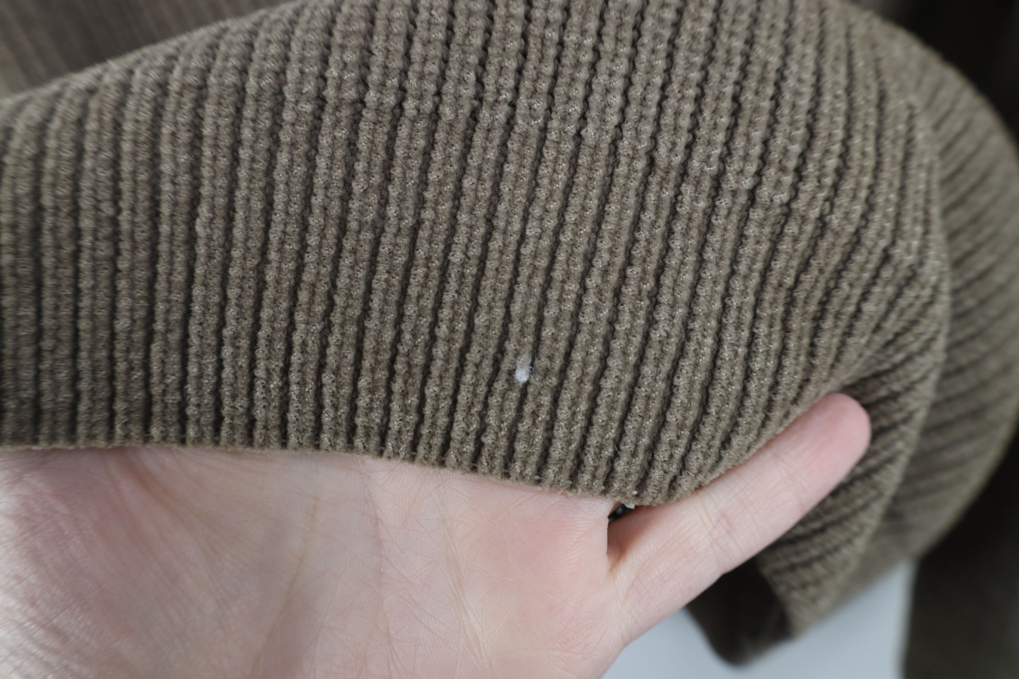 Vintage Vintage 90s Streetwear Fit Ribbed Fleece Half Zip Sweater Size S / US 4 / IT 40 - 4 Thumbnail
