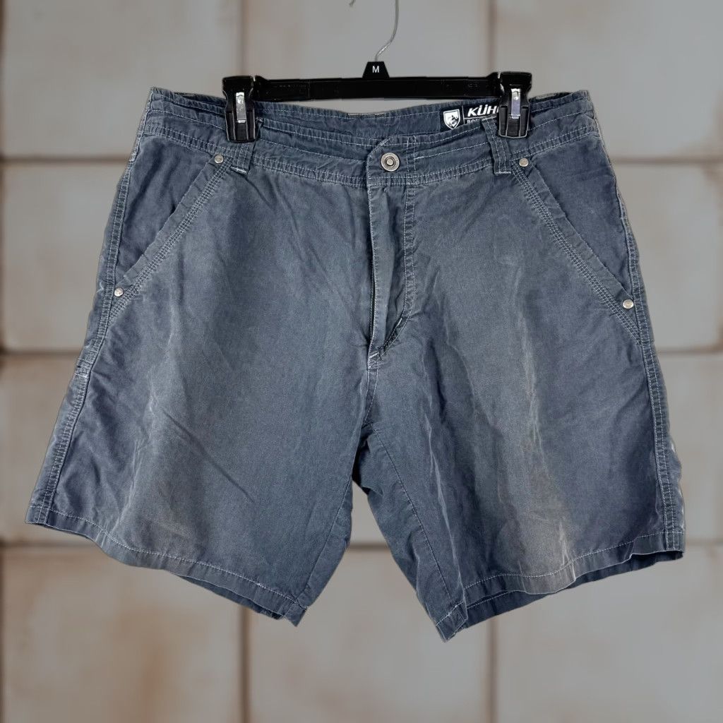 Vintage Kuhl Men's 34 Black Washed Outdoor Trail Hiking Shorts Gorp Lightweight Active Size US 34 / EU 50 - 1 Thumbnail