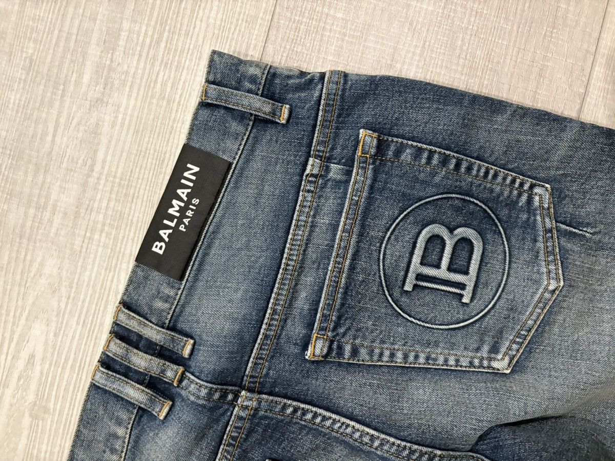 Balmain balmain biker denim jeans Size US 31 - 4 Thumbnail