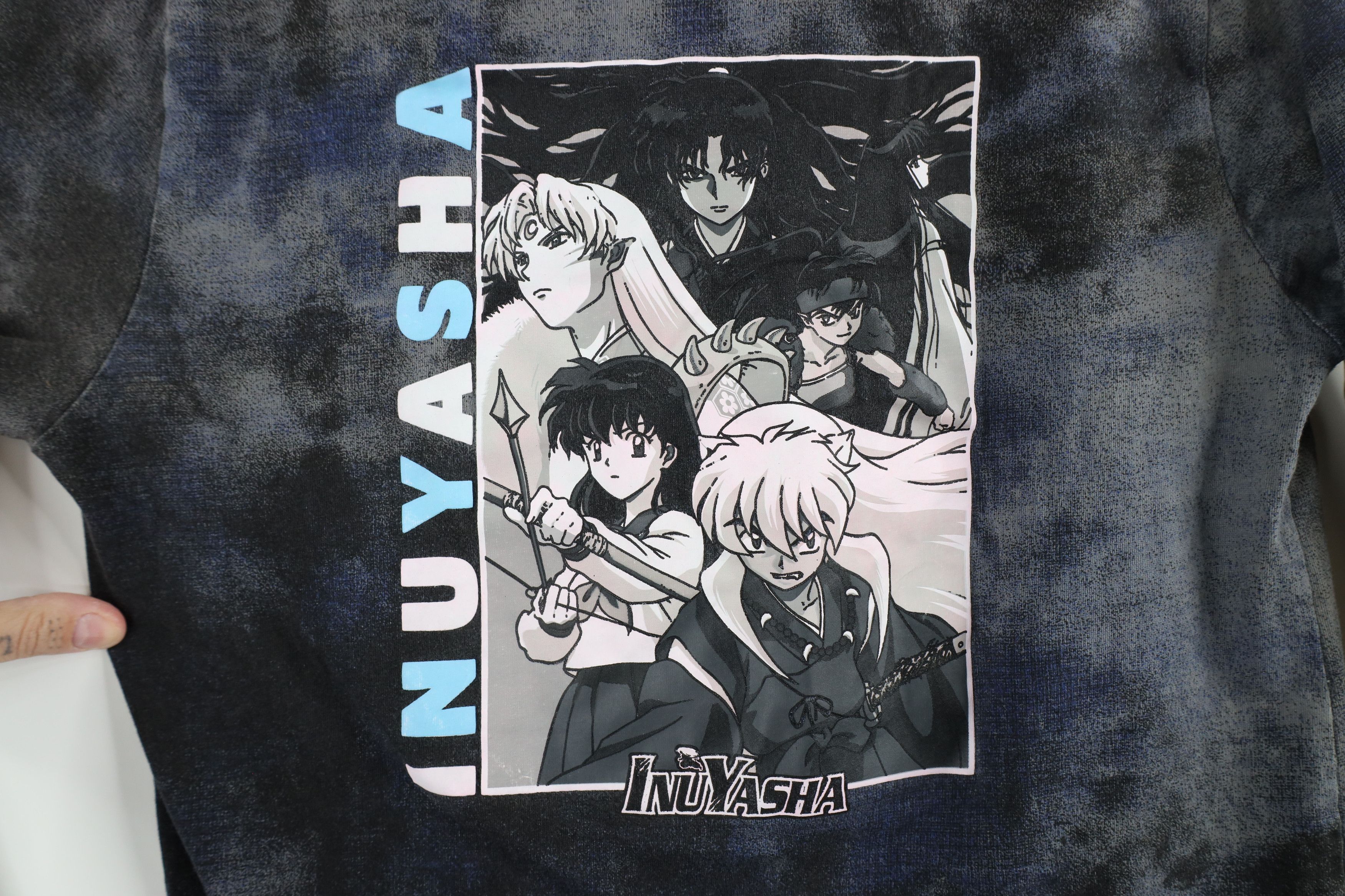Vintage InuYasha Out Japan Anime Manga Long Sleeve T-Shirt Acid Wash Size US S / EU 44-46 / 1 - 5 Thumbnail