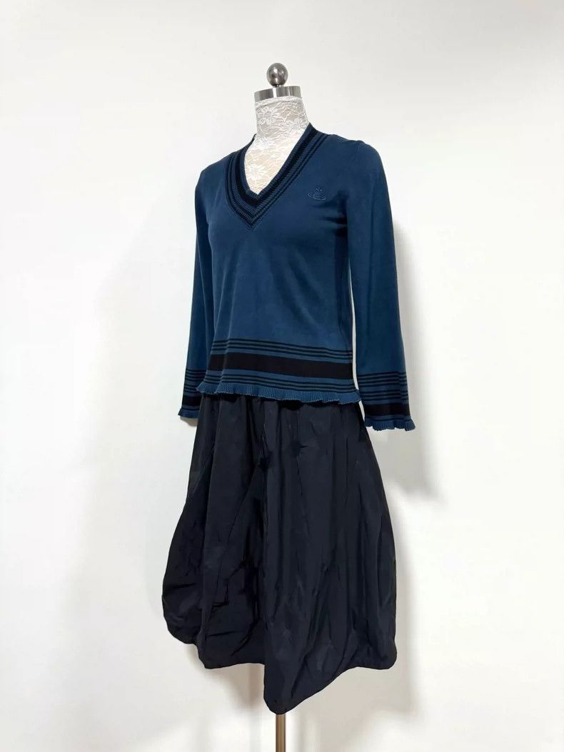 Vivienne Westwood Vivienne Westwood size3 Blue and black striped college styl Size M / US 6-8 / IT 42-44 - 5 Thumbnail