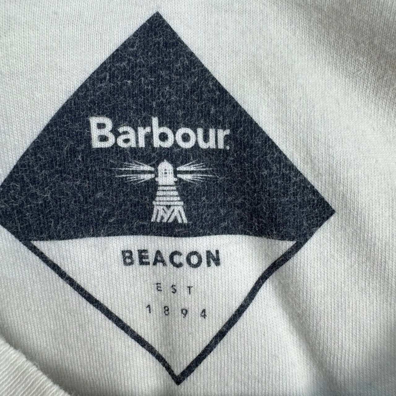 Barbour Barbour Beacon Logo T-Shirt White Mens Size S Size US S / EU 44-46 / 1 - 3 Thumbnail