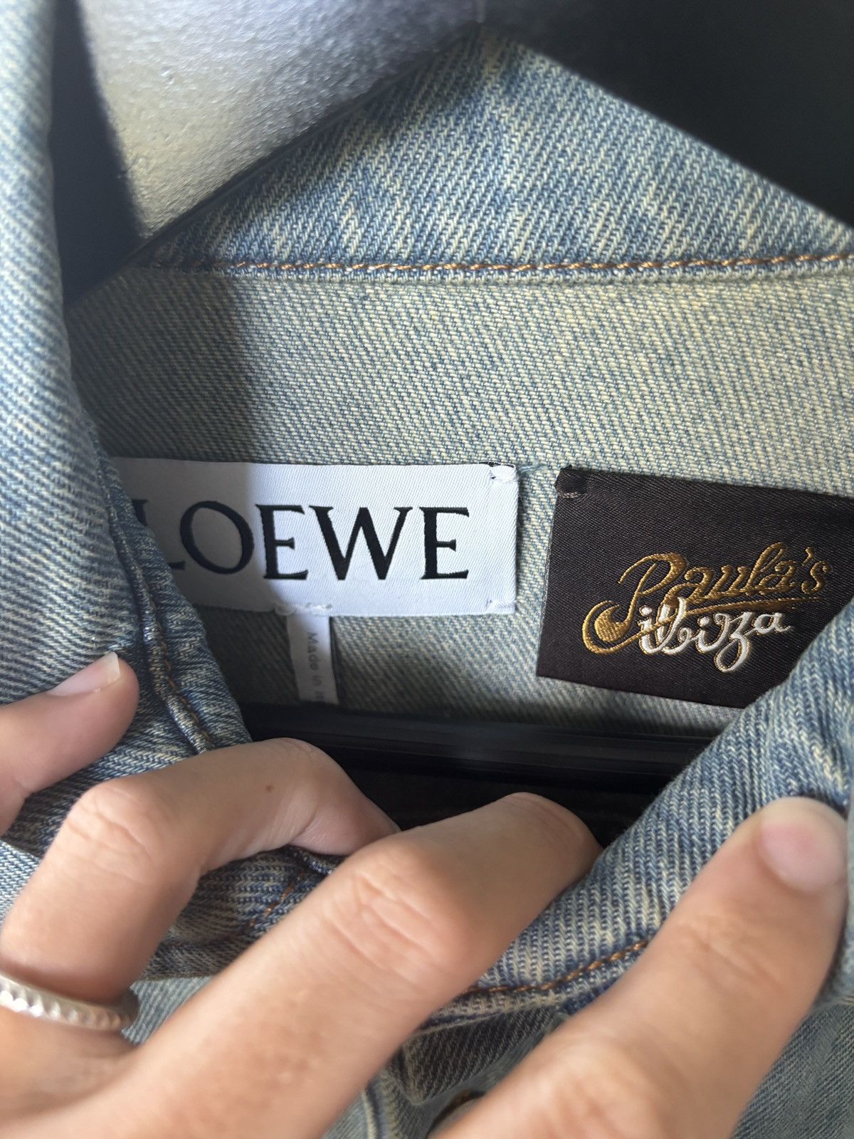 Loewe 🏄🏼‍♂️ LOEWE BLUE DENIM SURF WAVE SHIRT Size US XL / EU 56 / 4 - 11 Thumbnail