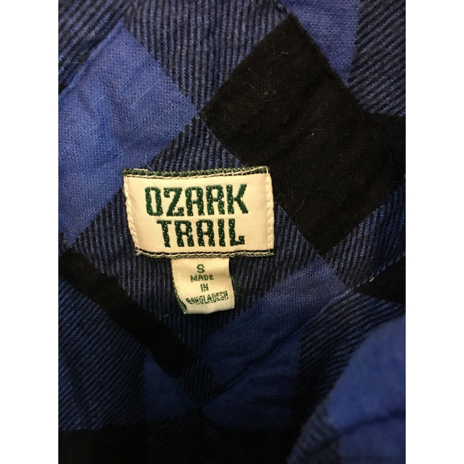 Vintage **VTG Ozark Trail Plaid Blue Men's Vest Small** User: VTG Ozark Trail Plaid Blue Men's Small Vest Size US S / EU 44-46 / 1 - 3 Thumbnail