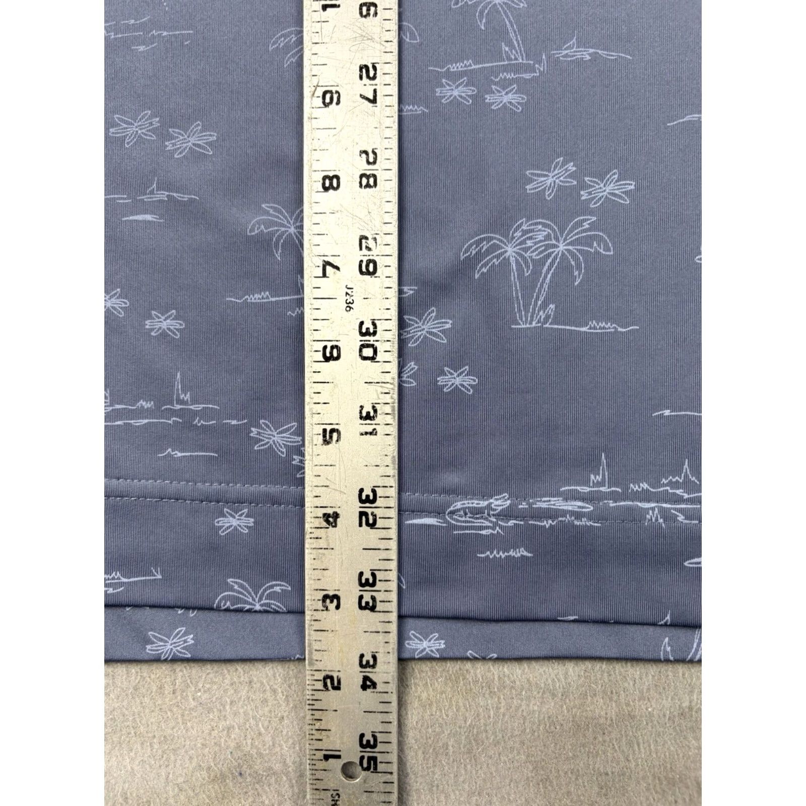 Footjoy FootJoy Polo Shirt Men’s 2XL Blue Palm Tree All Over Print Golf Short Sleeve Collared Athletic Regular Mens Size US XXL / EU 58 / 5 - 7 Thumbnail