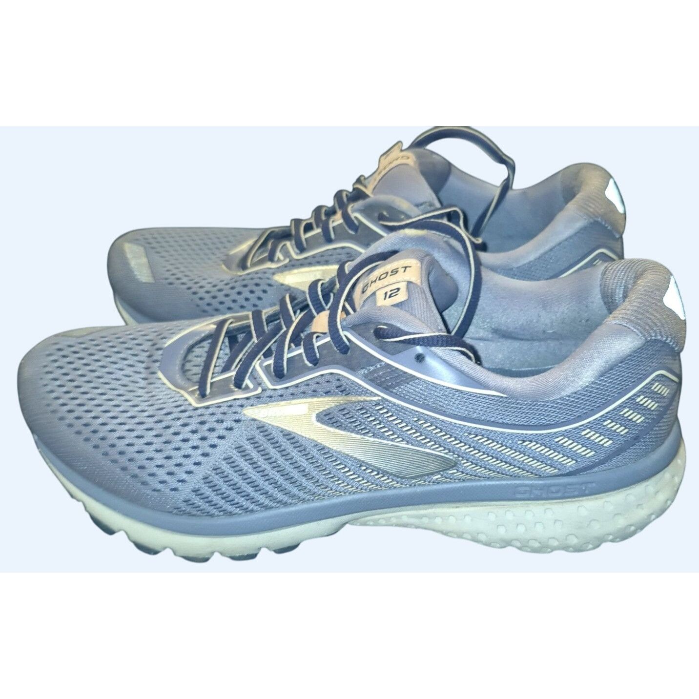 Brooks Brooks Ghost 12 Running Shoes Size 10 Blue Mesh Breathable L Size US 10 / IT 40 - 4 Thumbnail