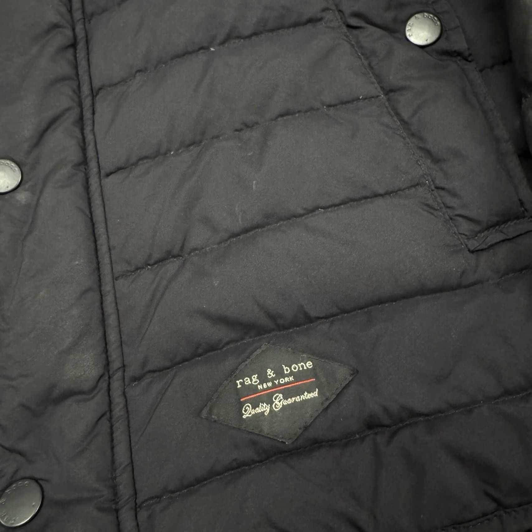 Rag & Bone Rag & Bone Mens Full Zip Puffer Down Jacket Black Sz 42 Size US XS / EU 42 / 0 - 2 Thumbnail