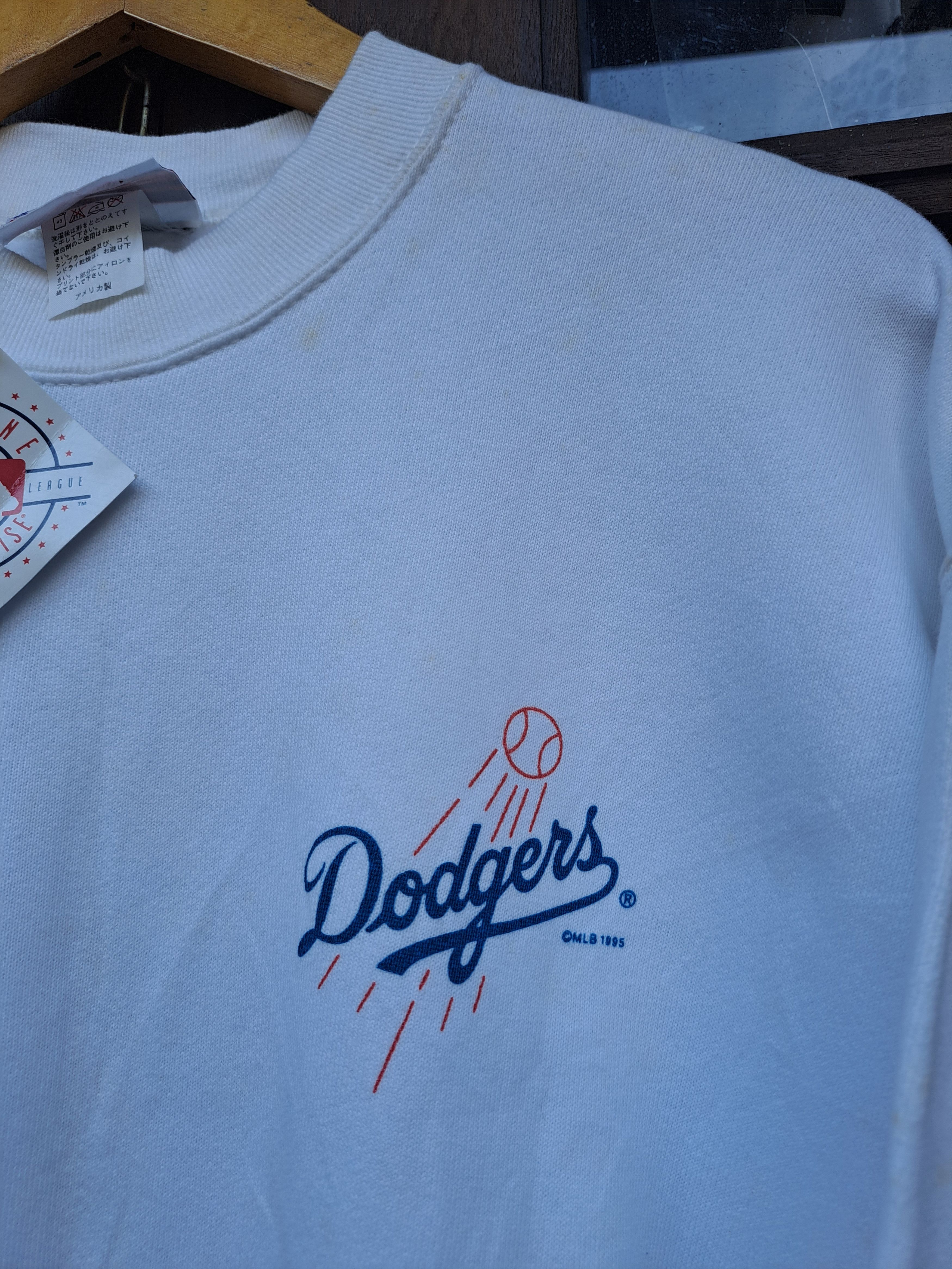 MLB × Vintage NOS 1995 Vintage LA Dodgers Hideo Nomo Sweatshirt Mens Large Size US L / EU 52-54 / 3 - 6 Thumbnail
