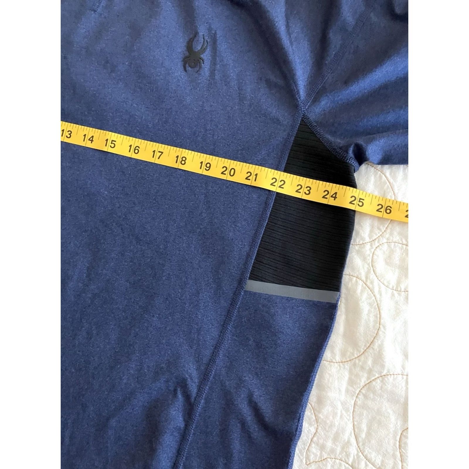 Spyder Spyder Active Men’s Blue Reflective Long Sleeve Shirt Pullover Crew Neck Quick Dry Stretch Size US XL / EU 56 / 4 - 4 Thumbnail