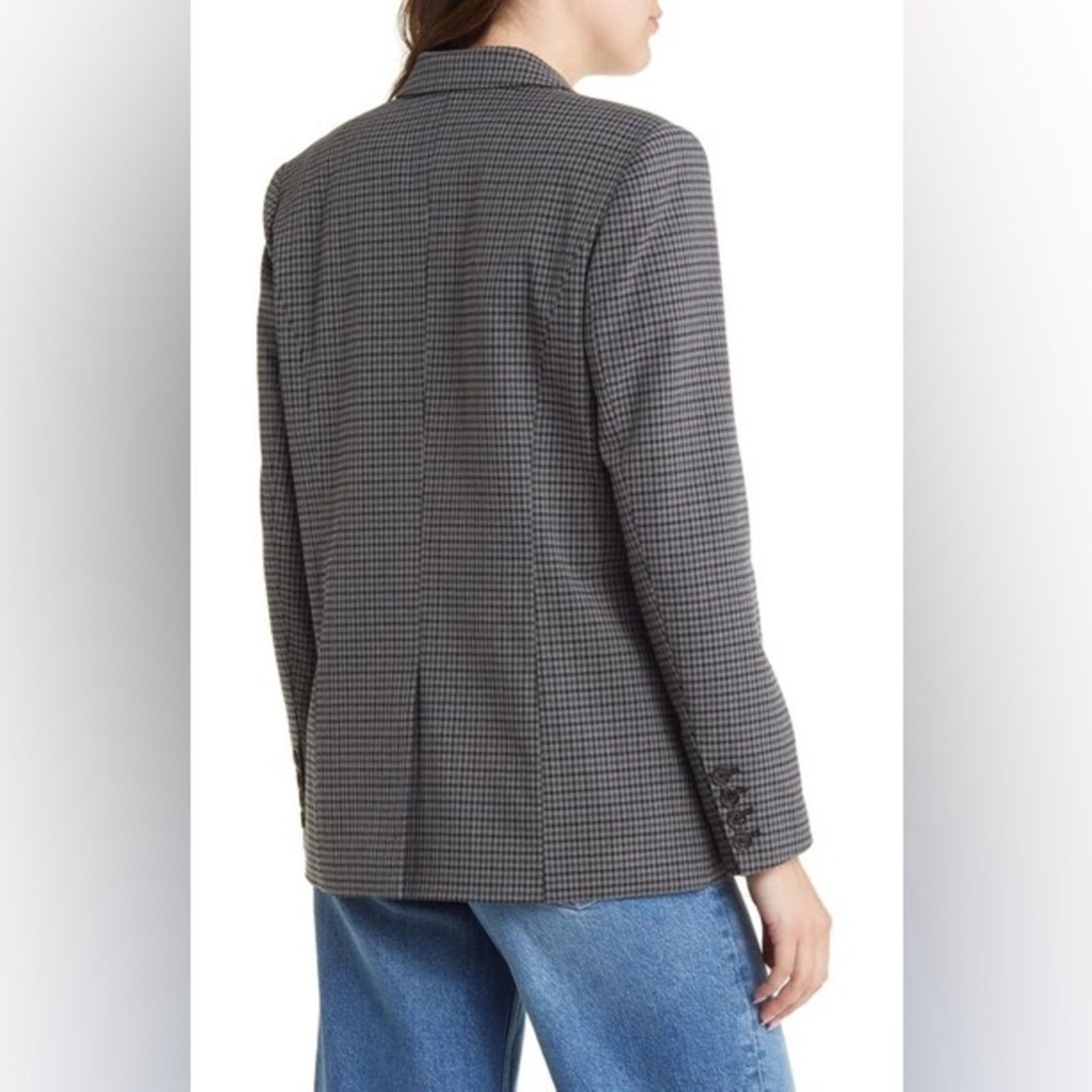 Rails STATON SINGLE BREASTED PLAID BLAZER IN ASH MINI PLAID S Size S / US 4 / IT 40 - 3 Thumbnail
