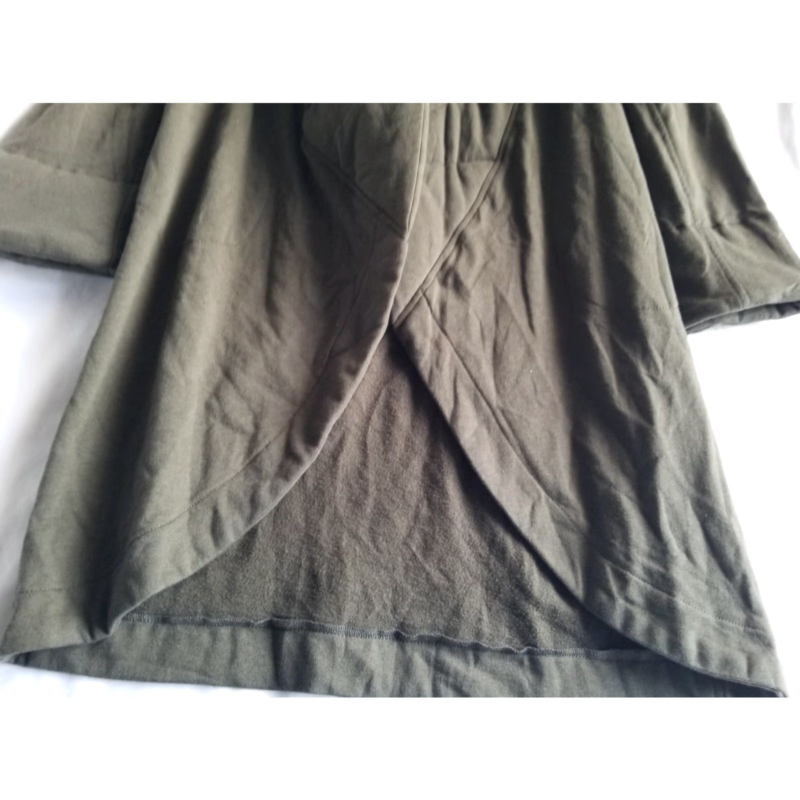 Young Fabulous & Broke Young Fabulous & Broke Green OpenFront Cardigan Sweatshirt Army M/L Women Size M / US 6-8 / IT 42-44 - 3 Thumbnail