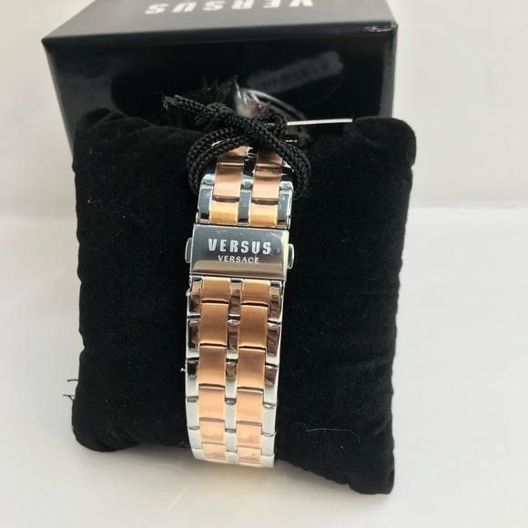 Versus Versace New Authentic VERSUS Versace Men's Gray Dial Stainless Steel Size ONE SIZE - 7 Thumbnail