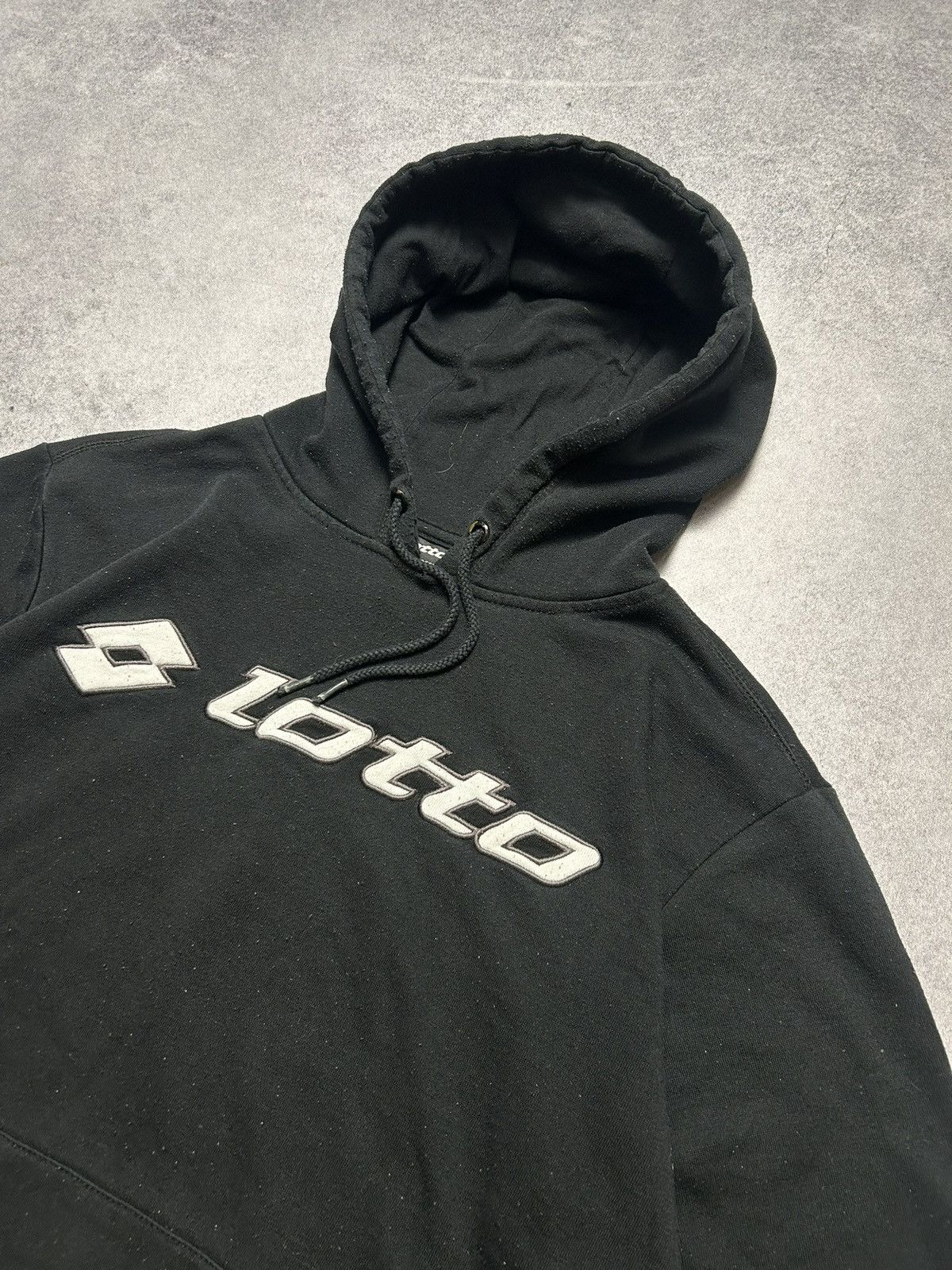 Lotto Sport Vintage 90’s Lotto Italian Sport Big Logo Hooded Sweatshirt Size US L / EU 52-54 / 3 - 2 Thumbnail
