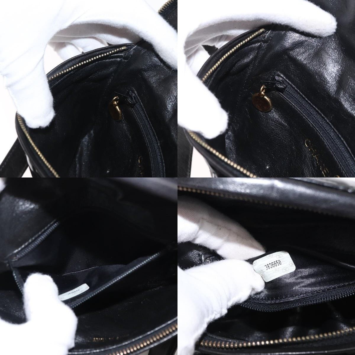 Chanel Chanel Matelasse Waist Bag Patent Leather Black Gold CC Size ONE SIZE - 7 Thumbnail