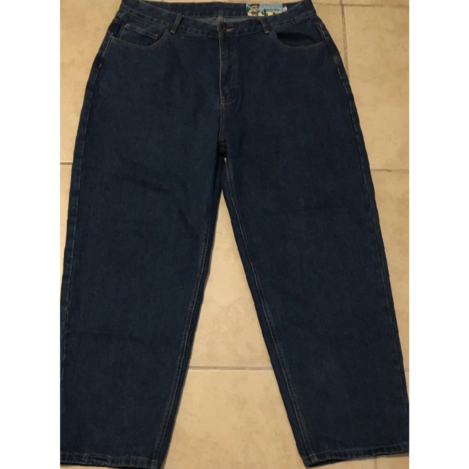 Buttero DAMAGE Orange Tab Jeans XL Butter Goods Baggy Helas TOA Theories Polar Big Boy Size US 36 / EU 52 - 3 Thumbnail