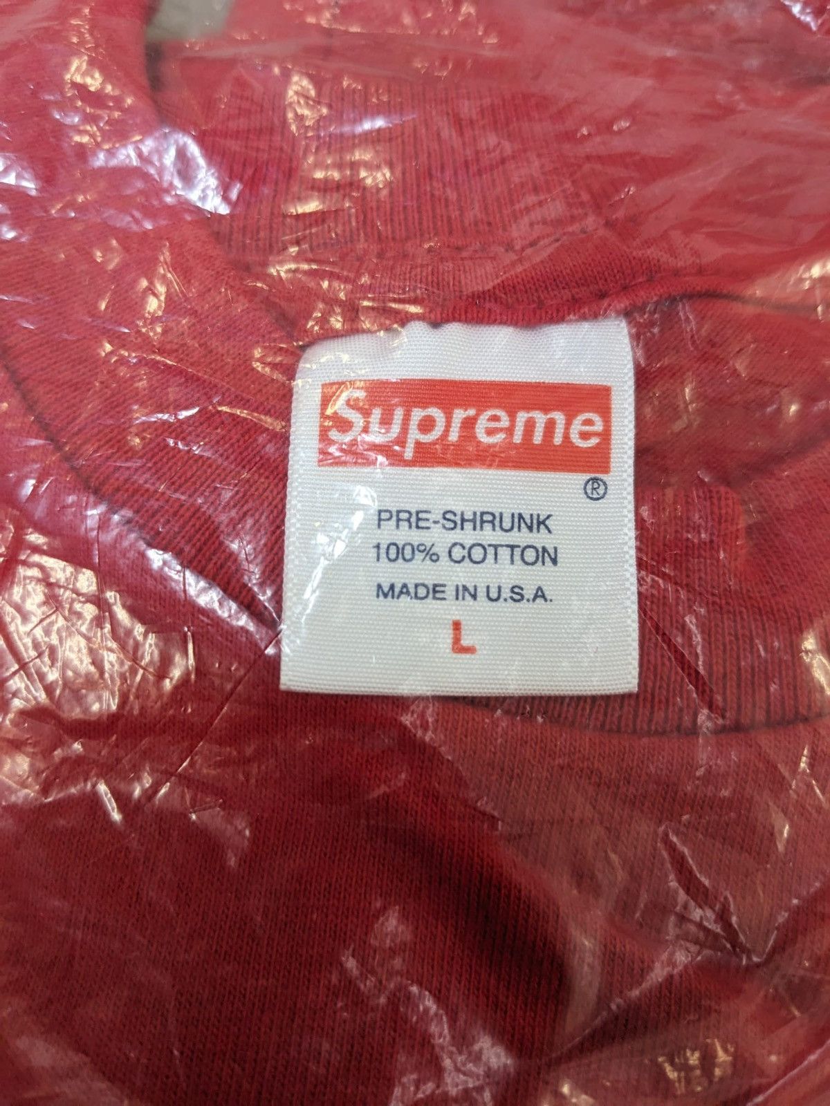 Supreme FW17 SUPREME NAS TEE RED L LARGE 2017 Size US L / EU 52-54 / 3 - 4 Thumbnail