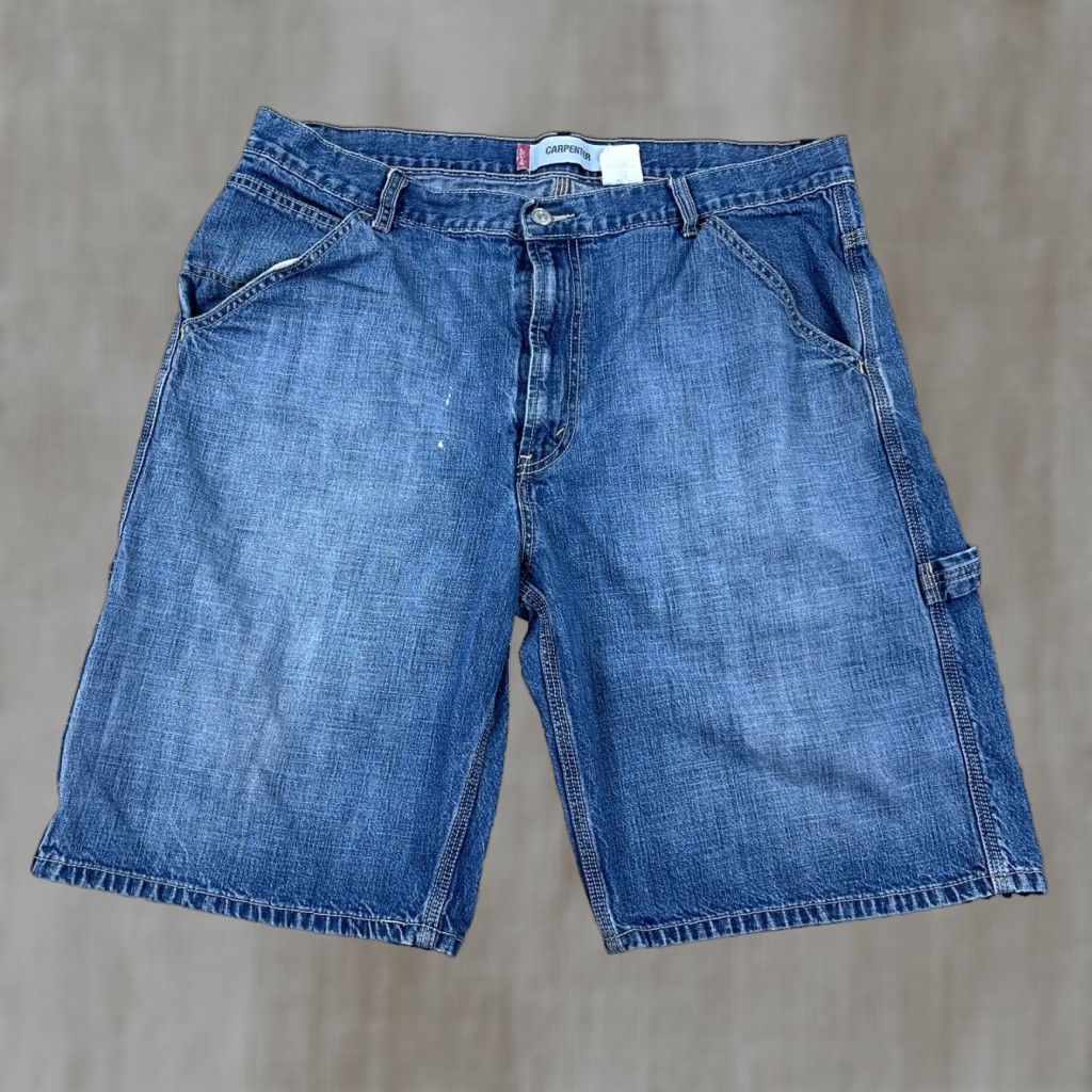 Levi's VINTAGE Levi's Shorts Men 38 Bermuda Denim 5-Pocket Relaxed Mid Blue Workwear Casual 90s Grunge Hip Hop Rockabilly 90s Mens Size US 38 / EU 54 - 1 Thumbnail