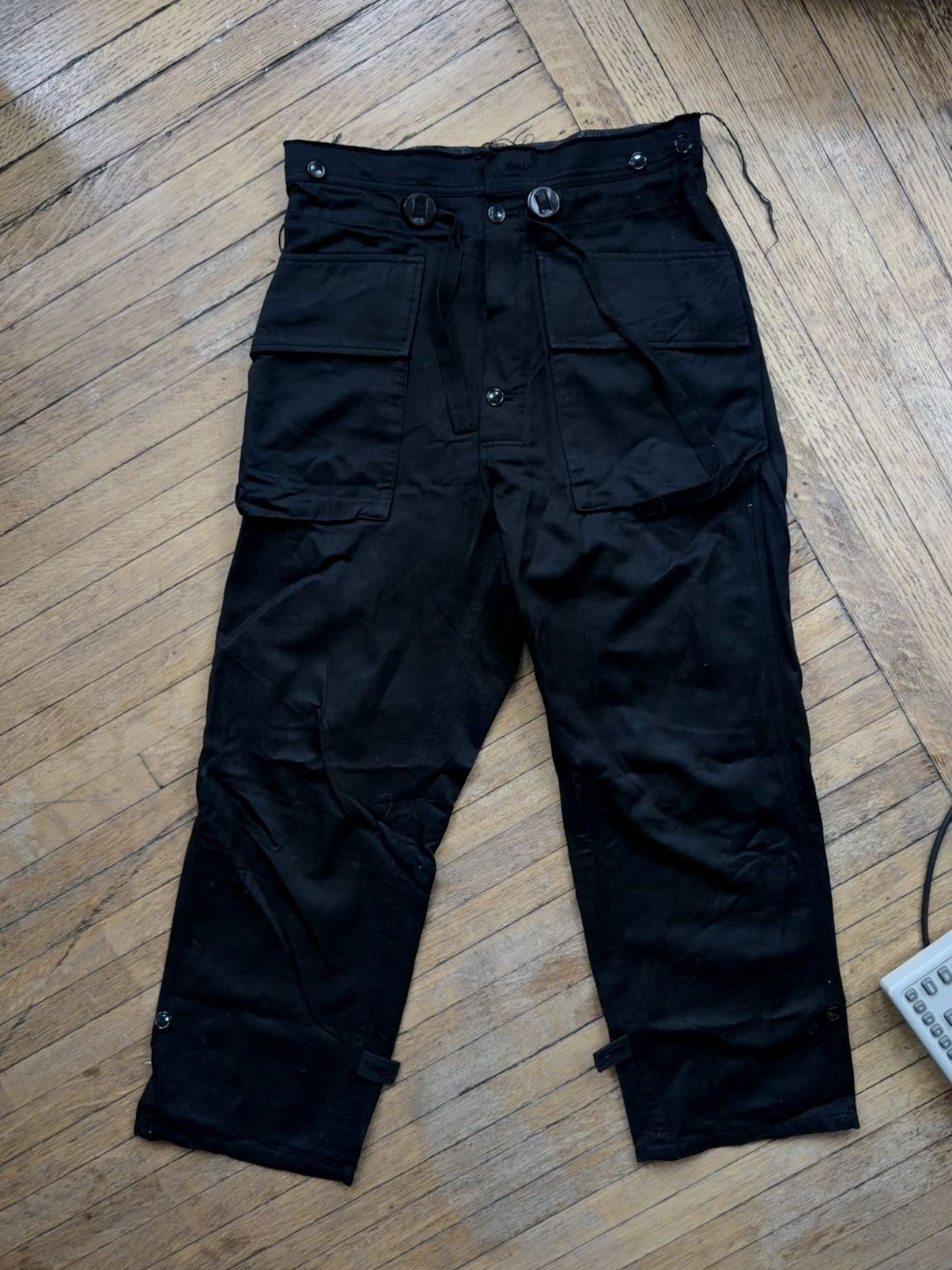 Takahiromiyashita The Soloist. AW17 TheSoloist Herringbone Cargo Pants Size US 34 / EU 50 - 2 Thumbnail