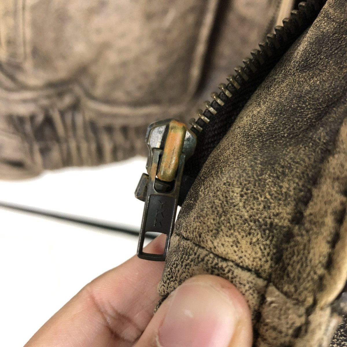 Genuine Leather 🔥VINTAGE BIKER LEATHER JACKET UNBRANDED ISSEY MIYAKE Size US M / EU 48-50 / 2 - 20 Thumbnail