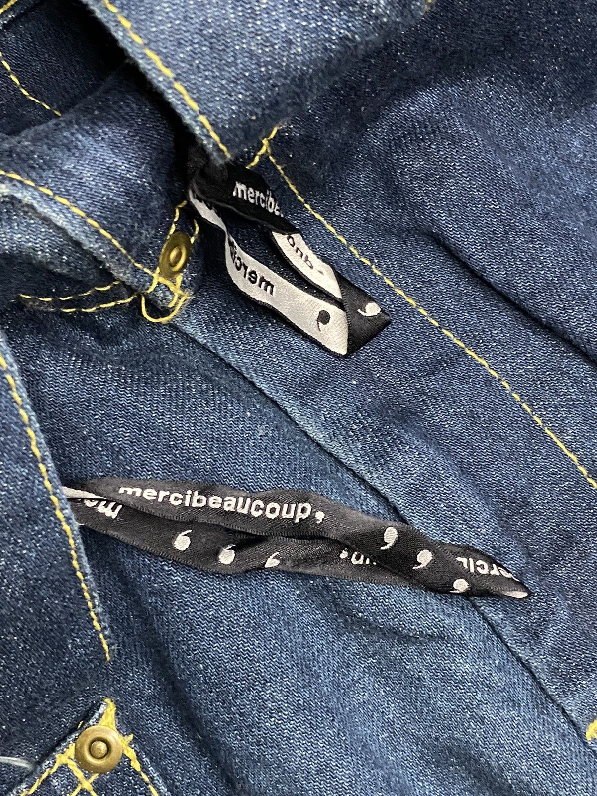 Japanese Brand × mercibeaucoup Mercibeaucoup drop crotch issey miyake jeans pants Size US 30 / EU 46 - 9 Thumbnail