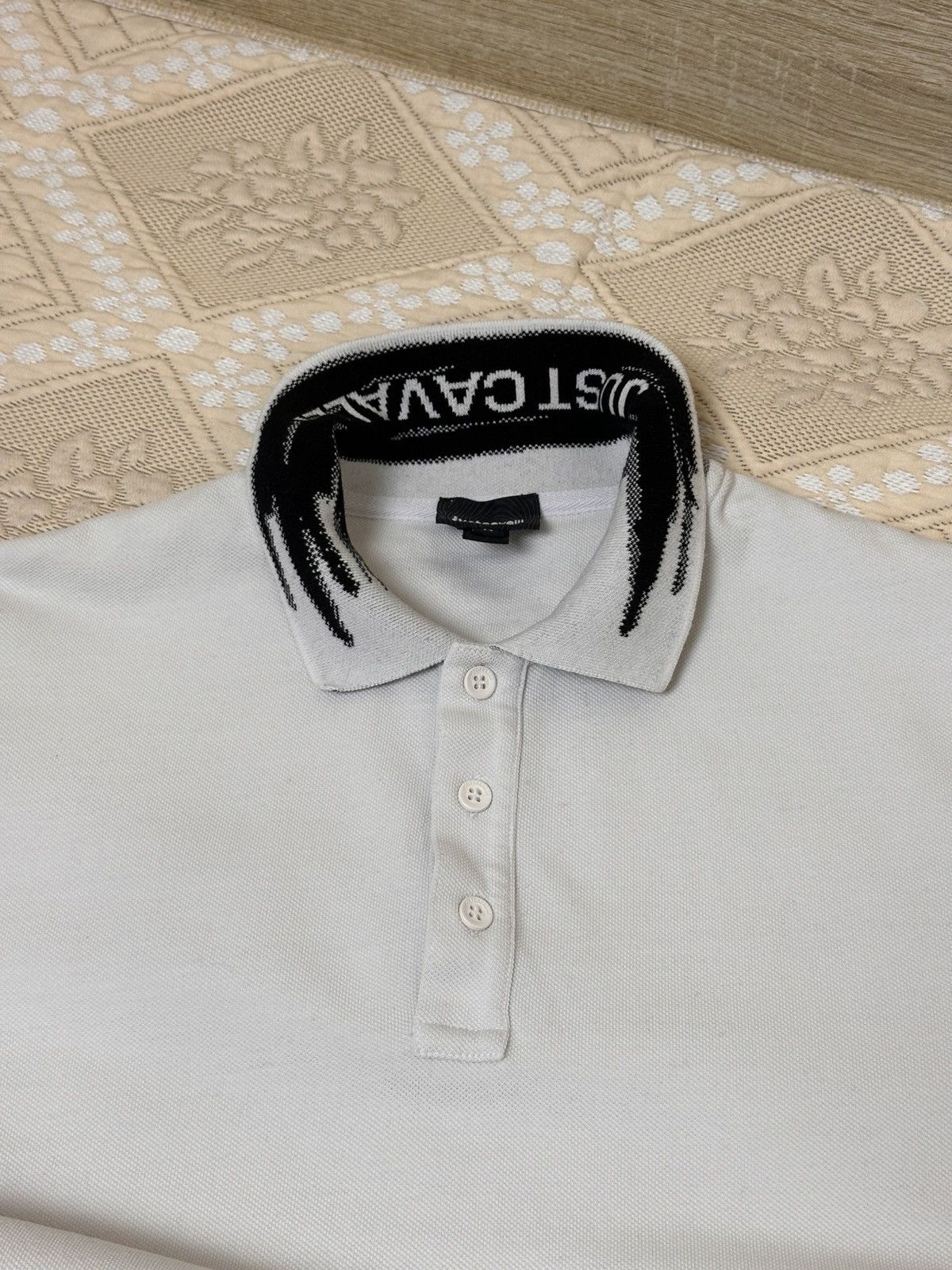 Just Cavalli 🔥 Just Cavalli Logo Polo T Shirt Roberto Vintage Luxury Y2K Size US M / EU 48-50 / 2 - 8 Thumbnail